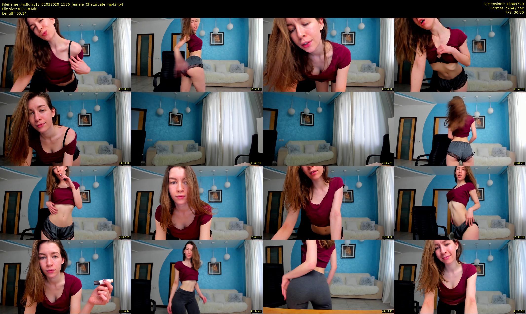 mcflurry18 — 51 minute Chaturbate female cam show recording, 720p, Mar 2, 2020