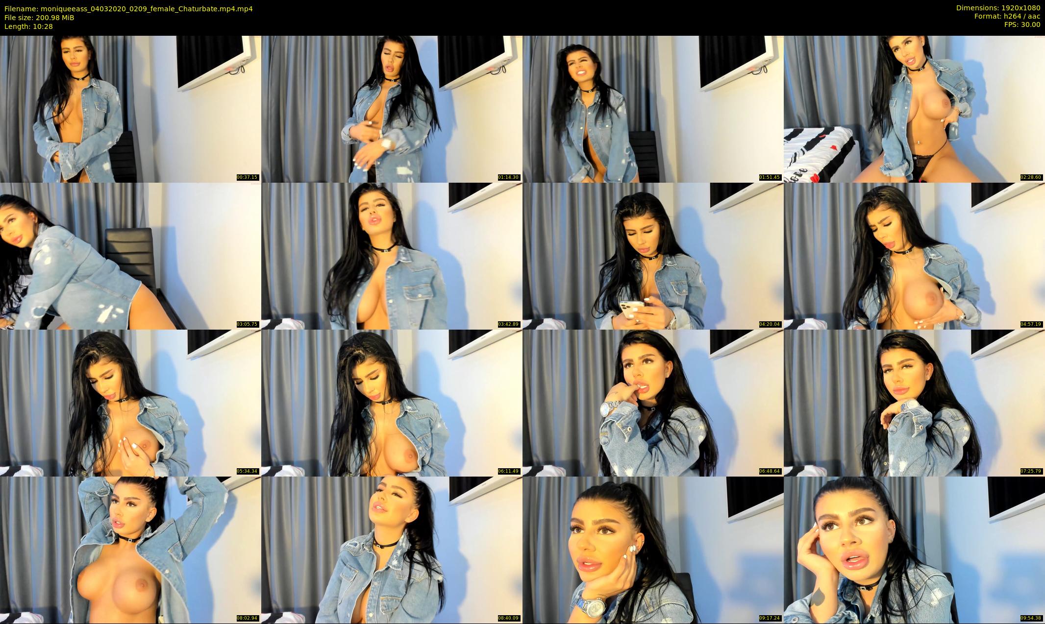 moniqueeass — 11 minute Chaturbate female cam show recording, 1080p, Mar 4, 2020