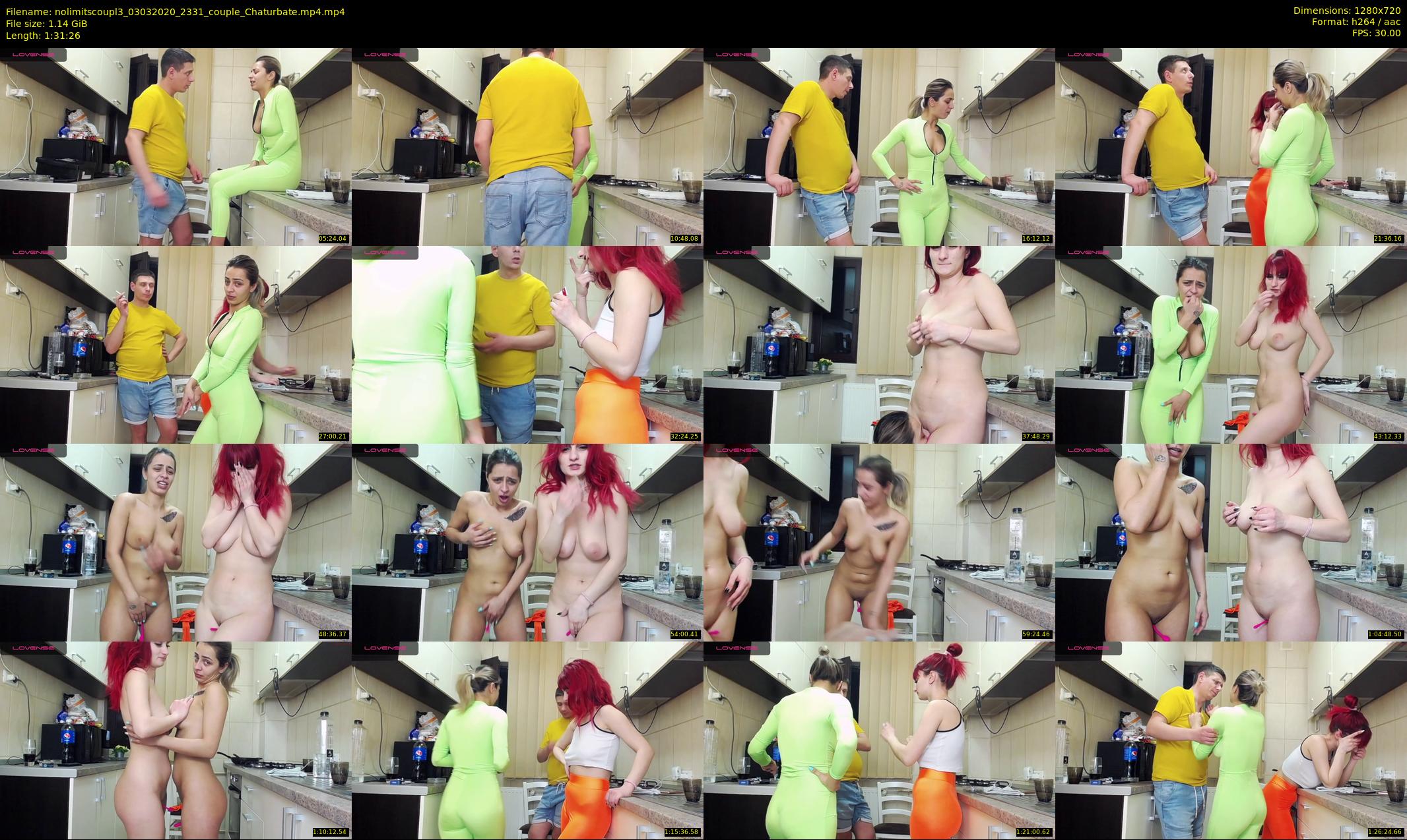 nolimitscoupl3 — 92 minute Chaturbate couple cam show recording, 720p, Mar 3, 2020