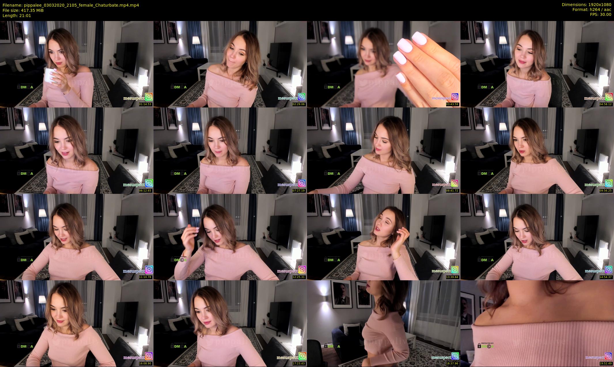 pippalee — 22 minute Chaturbate female cam show recording, 1080p, Mar 3, 2020