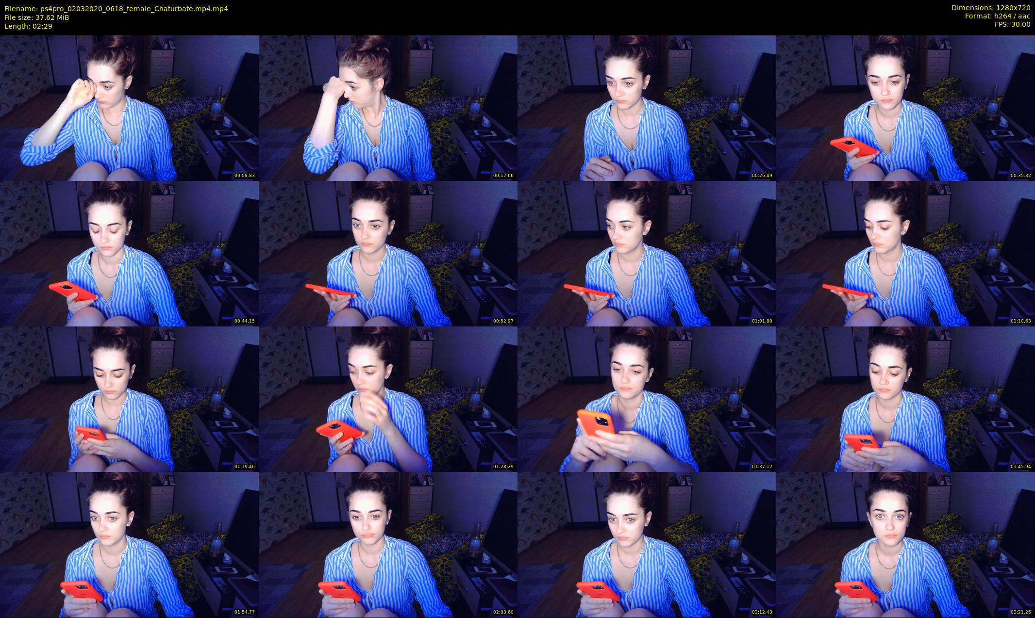 ps4pro — 3 minute Chaturbate female cam show recording, 720p, Mar 2, 2020