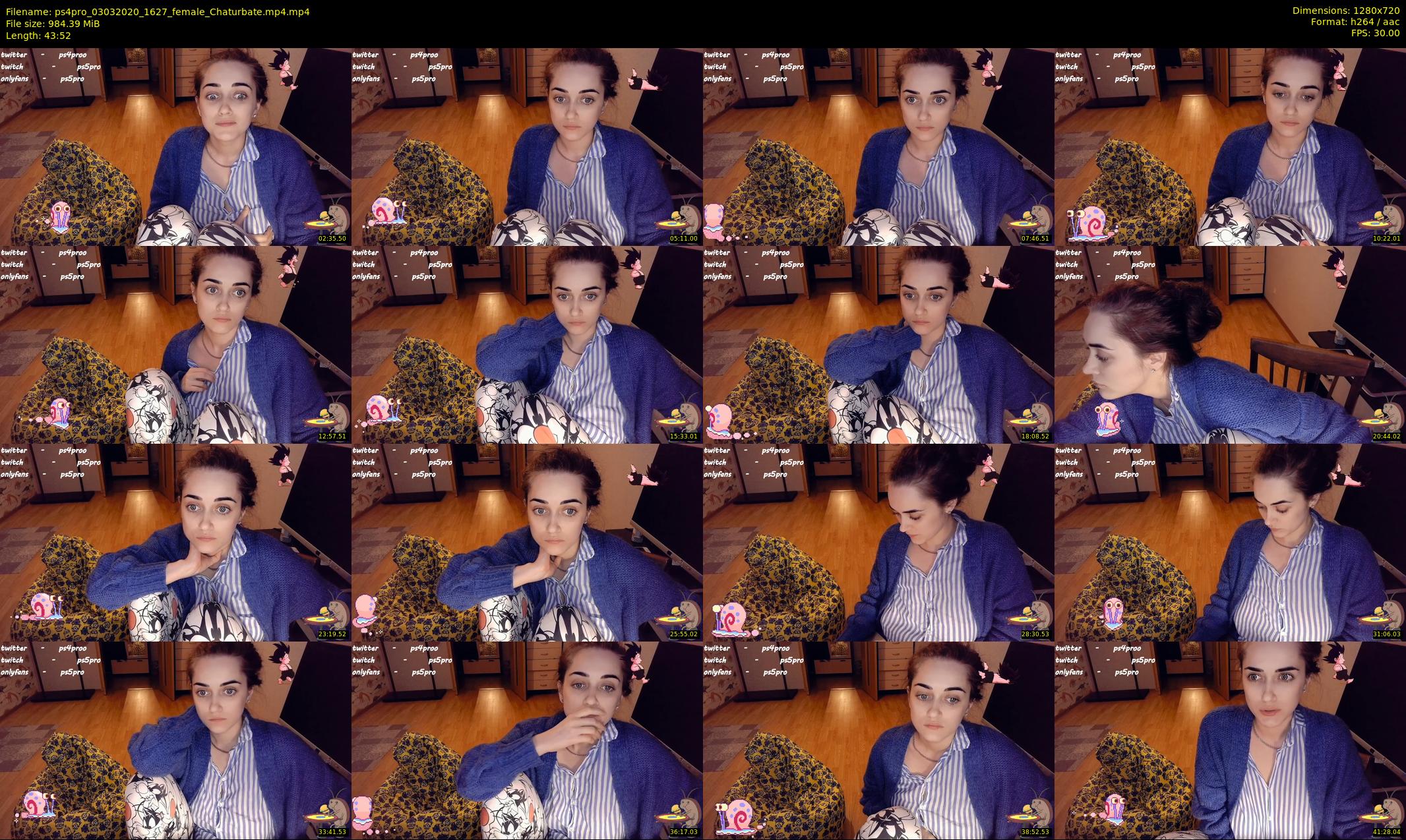 ps4pro — 44 minute Chaturbate female cam show recording, 720p, Mar 3, 2020