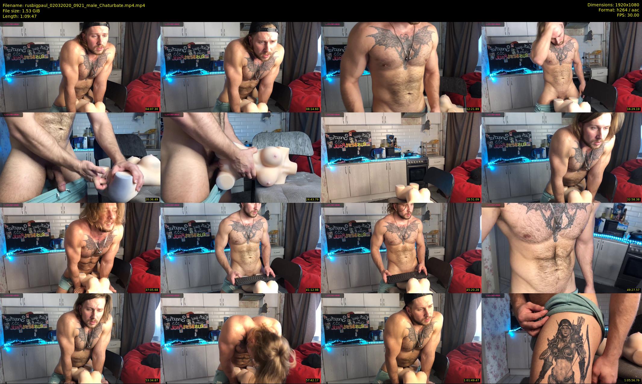 rusbigpaul — 70 minute Chaturbate male cam show recording, 1080p, Mar 2, 2020