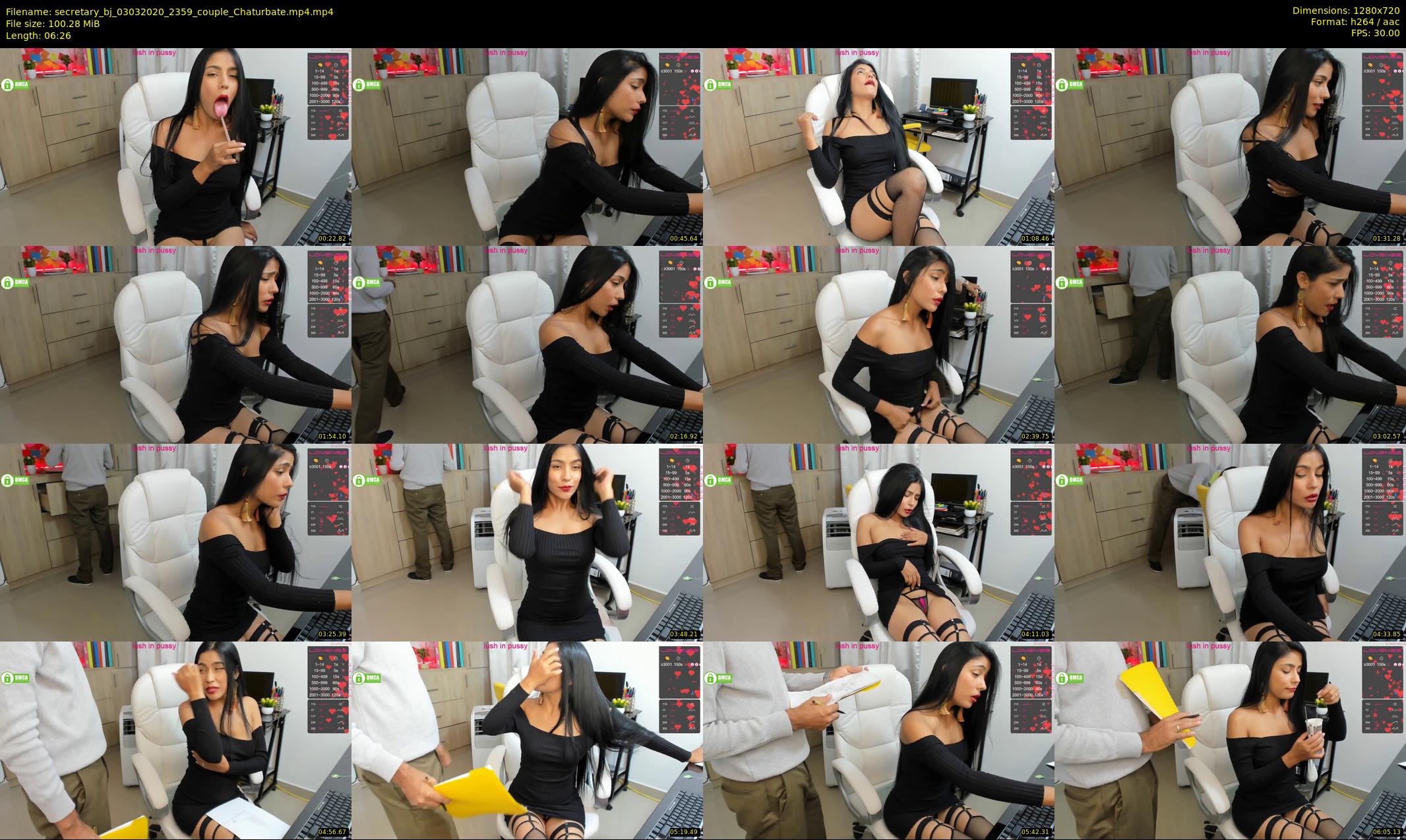 secretary_bj — 7 minute Chaturbate couple cam show recording, 720p, Mar 3, 2020