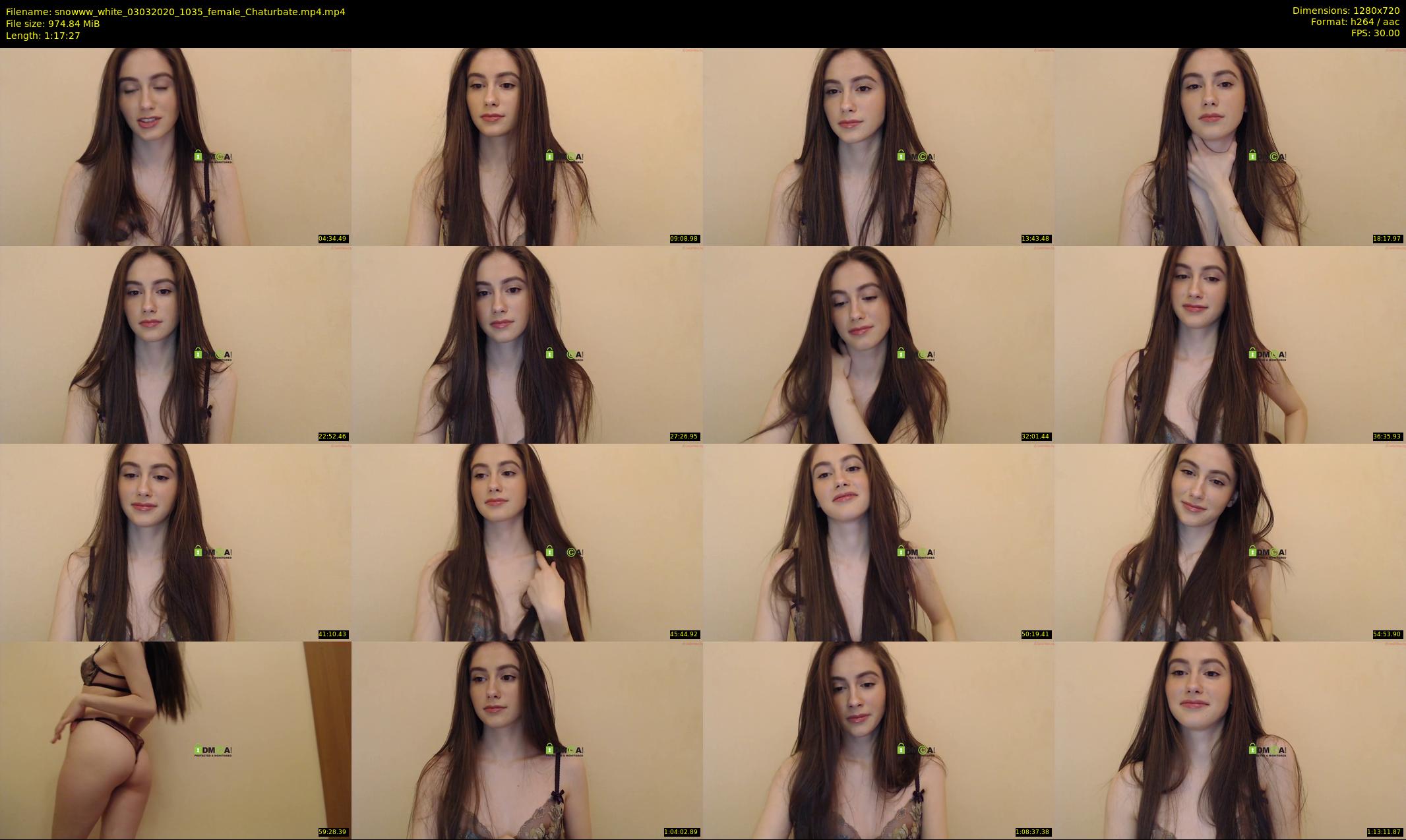 snowww_white — 78 minute Chaturbate female cam show recording, 720p, Mar 3, 2020