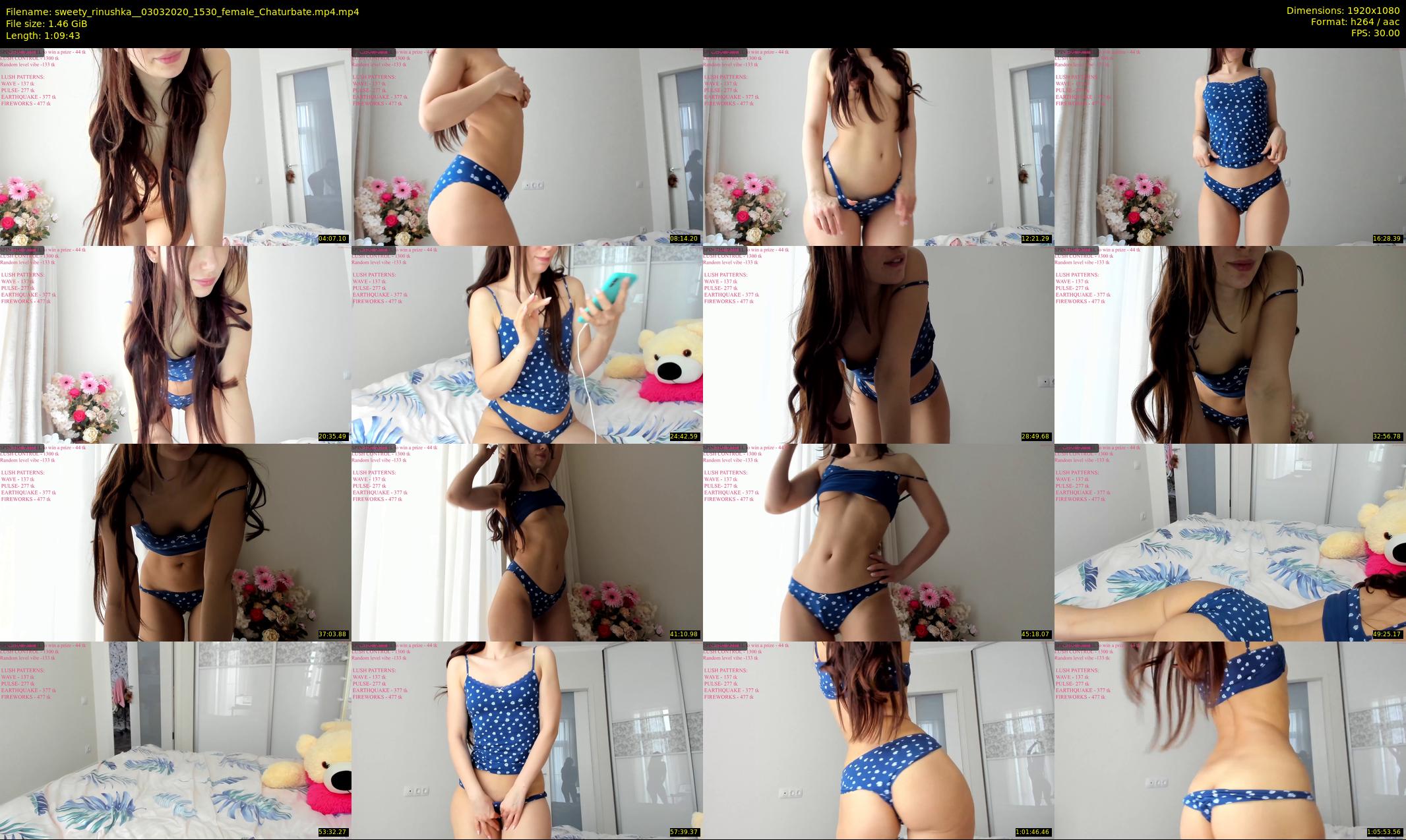 sweety_rinushka_ — 70 minute Chaturbate female cam show recording, 1080p, Mar 3, 2020