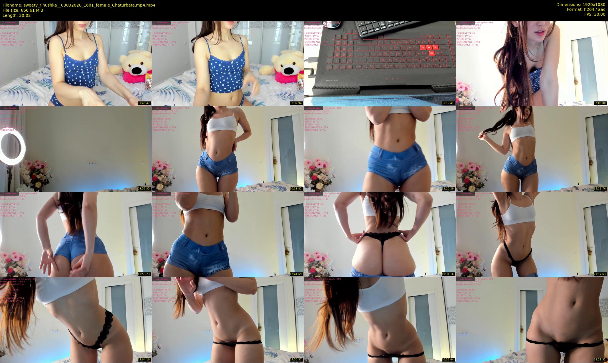 sweety_rinushka_ — 31 minute Chaturbate female cam show recording, 1080p, Mar 3, 2020