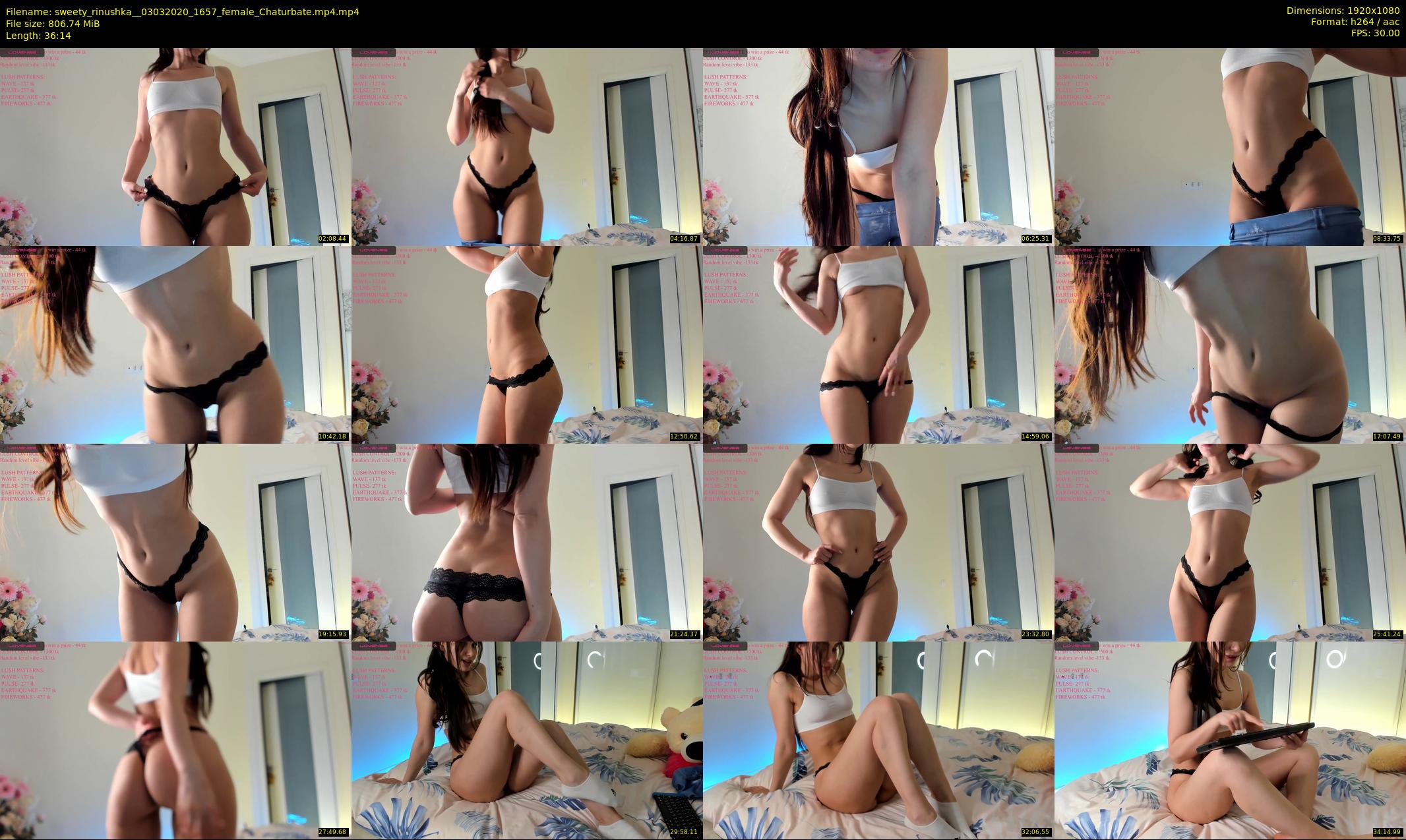 sweety_rinushka_ — 37 minute Chaturbate female cam show recording, 1080p, Mar 3, 2020