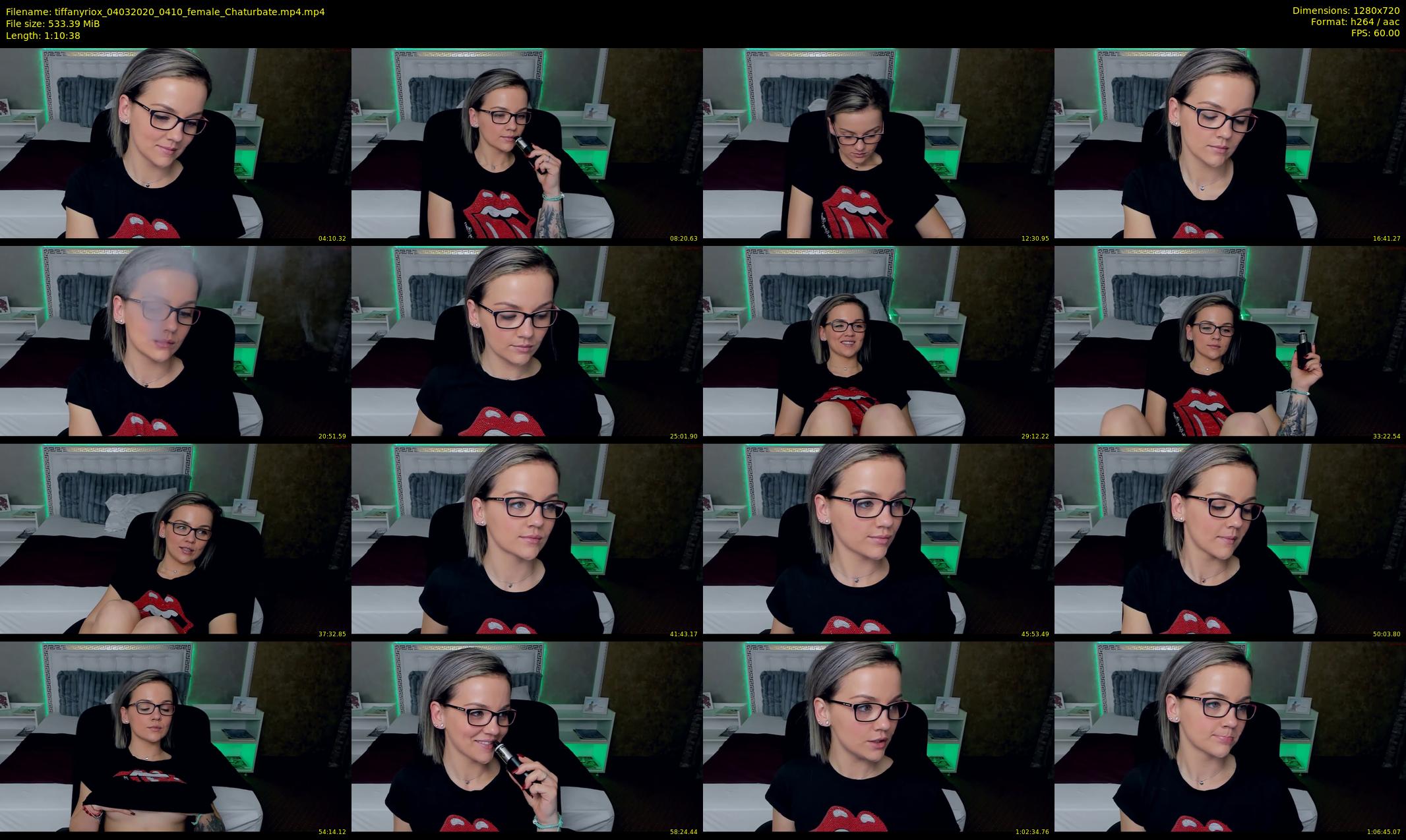 tiffanyriox — 71 minute Chaturbate female cam show recording, 720p, Mar 4, 2020