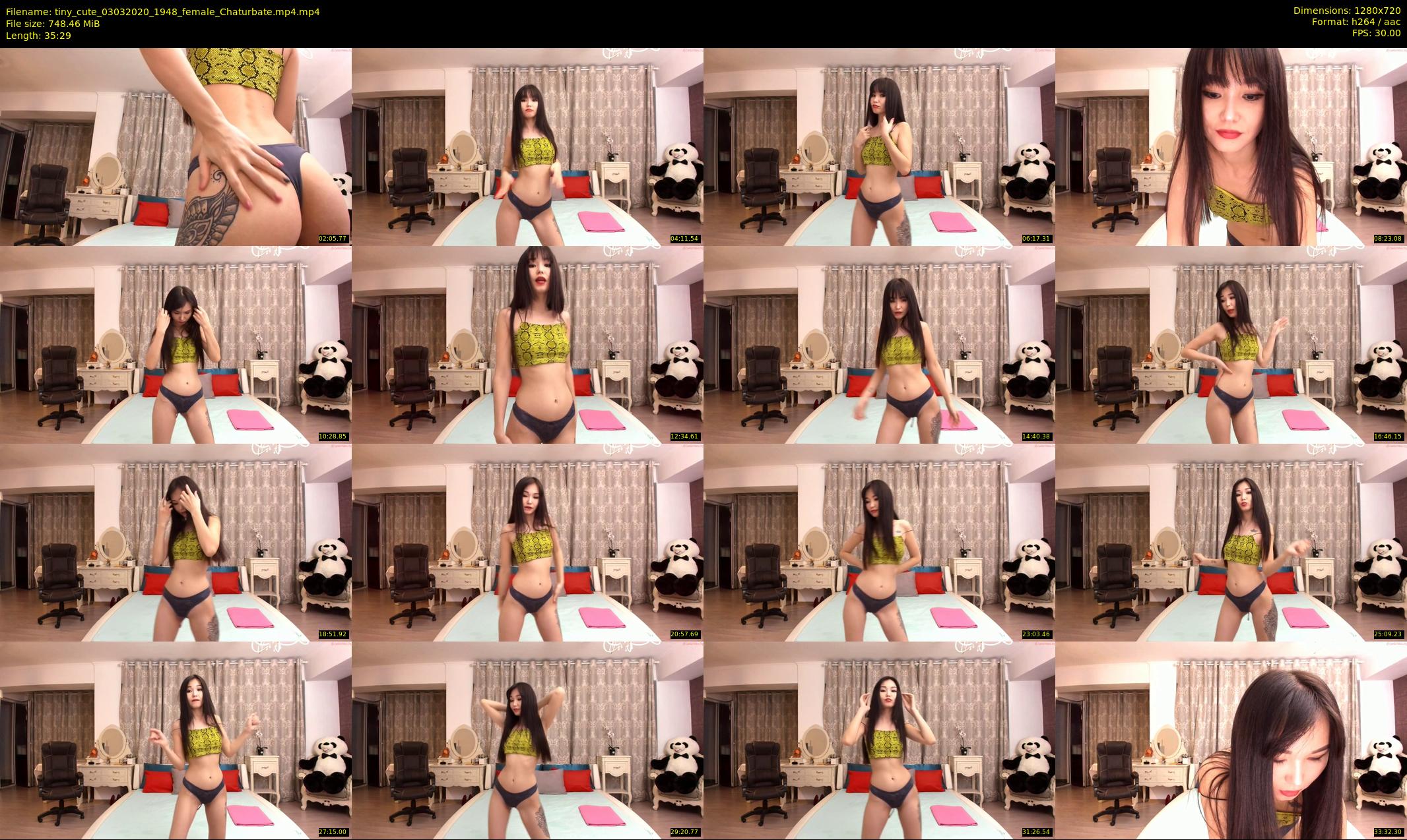 tiny_cute — 36 minute Chaturbate female cam show recording, 720p, Mar 3, 2020