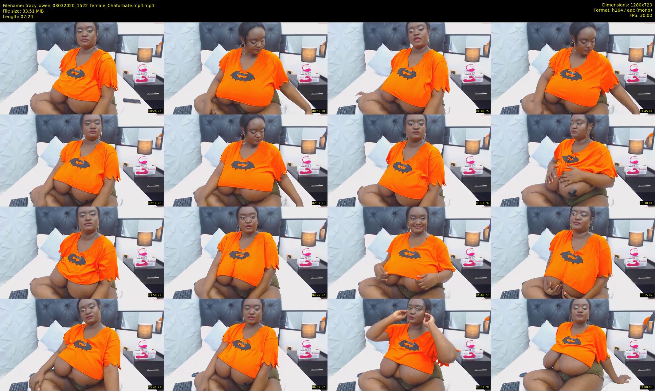 tracy_owen — 8 minute Chaturbate female cam show recording, 720p, Mar 3, 2020