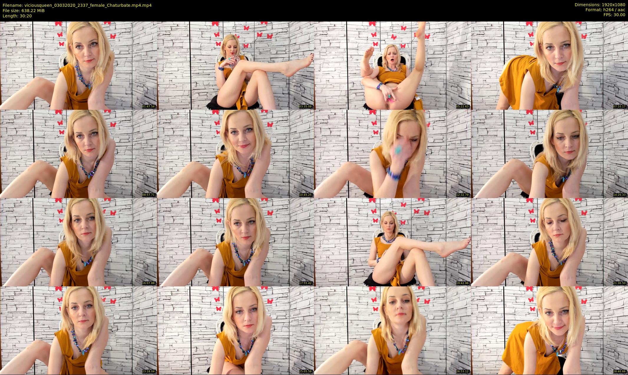 viciousqueen — 31 minute Chaturbate female cam show recording, 1080p, Mar 3, 2020