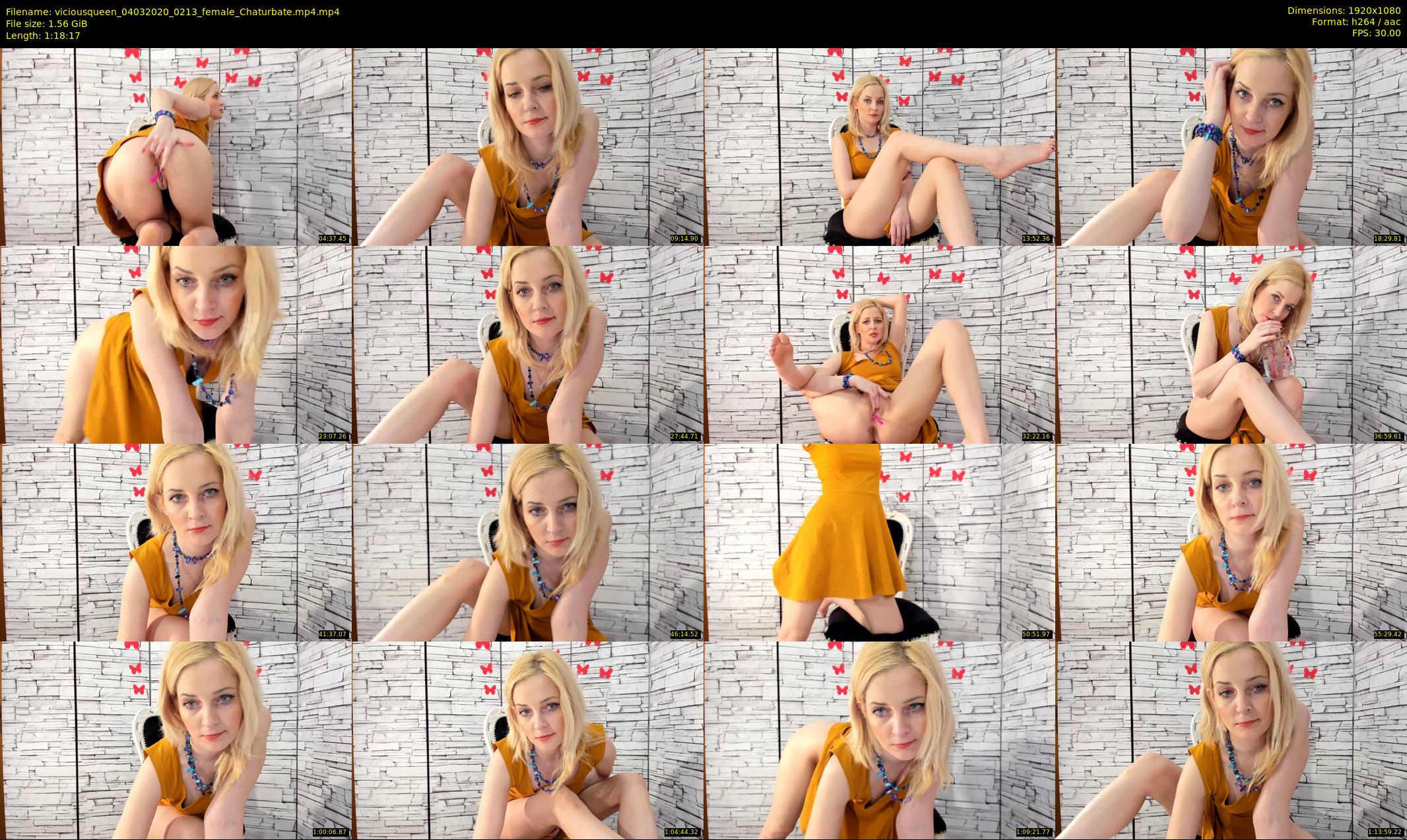 viciousqueen — 79 minute Chaturbate female cam show recording, 1080p, Mar 4, 2020