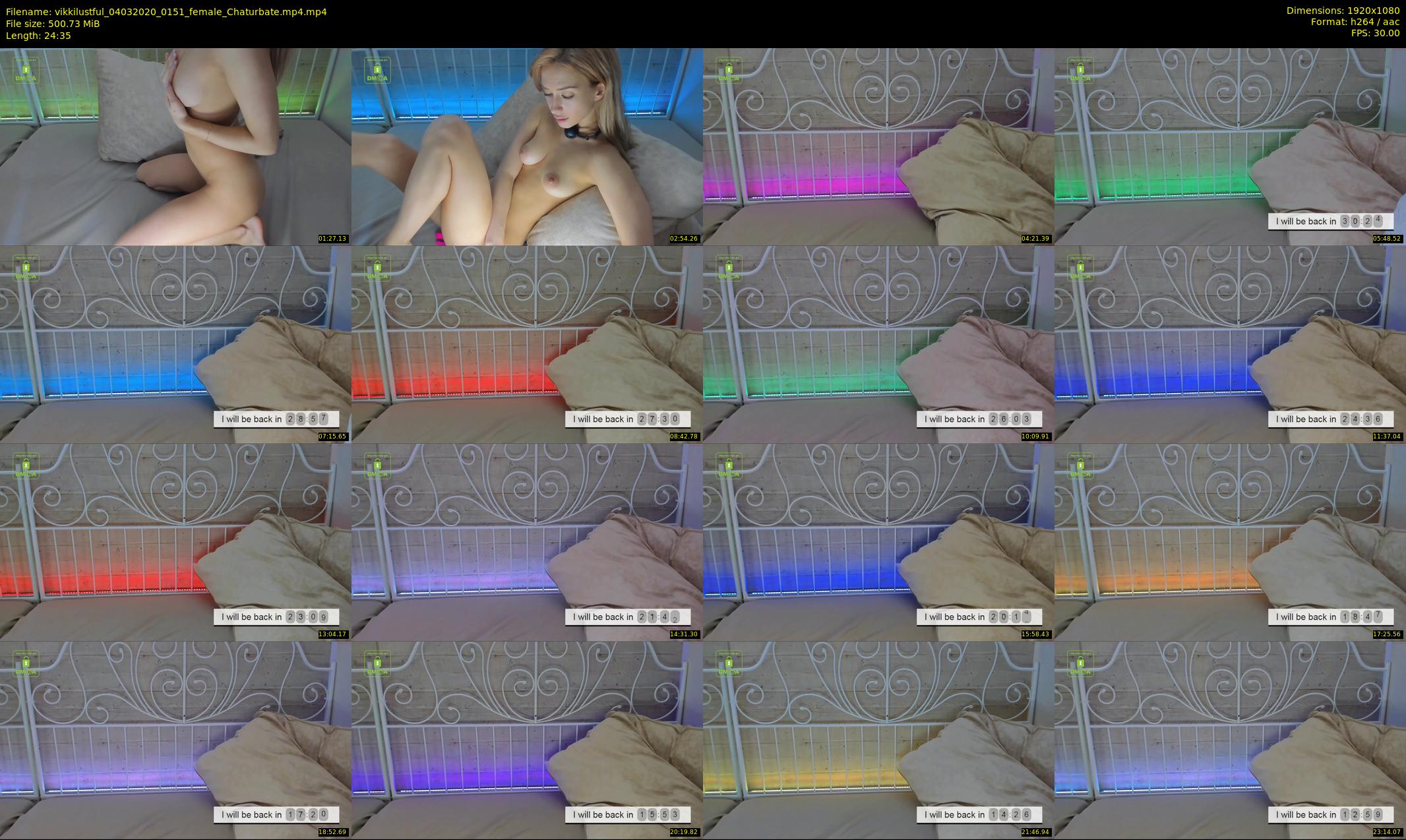 vikkilustful — 25 minute Chaturbate female cam show recording, 1080p, Mar 4, 2020