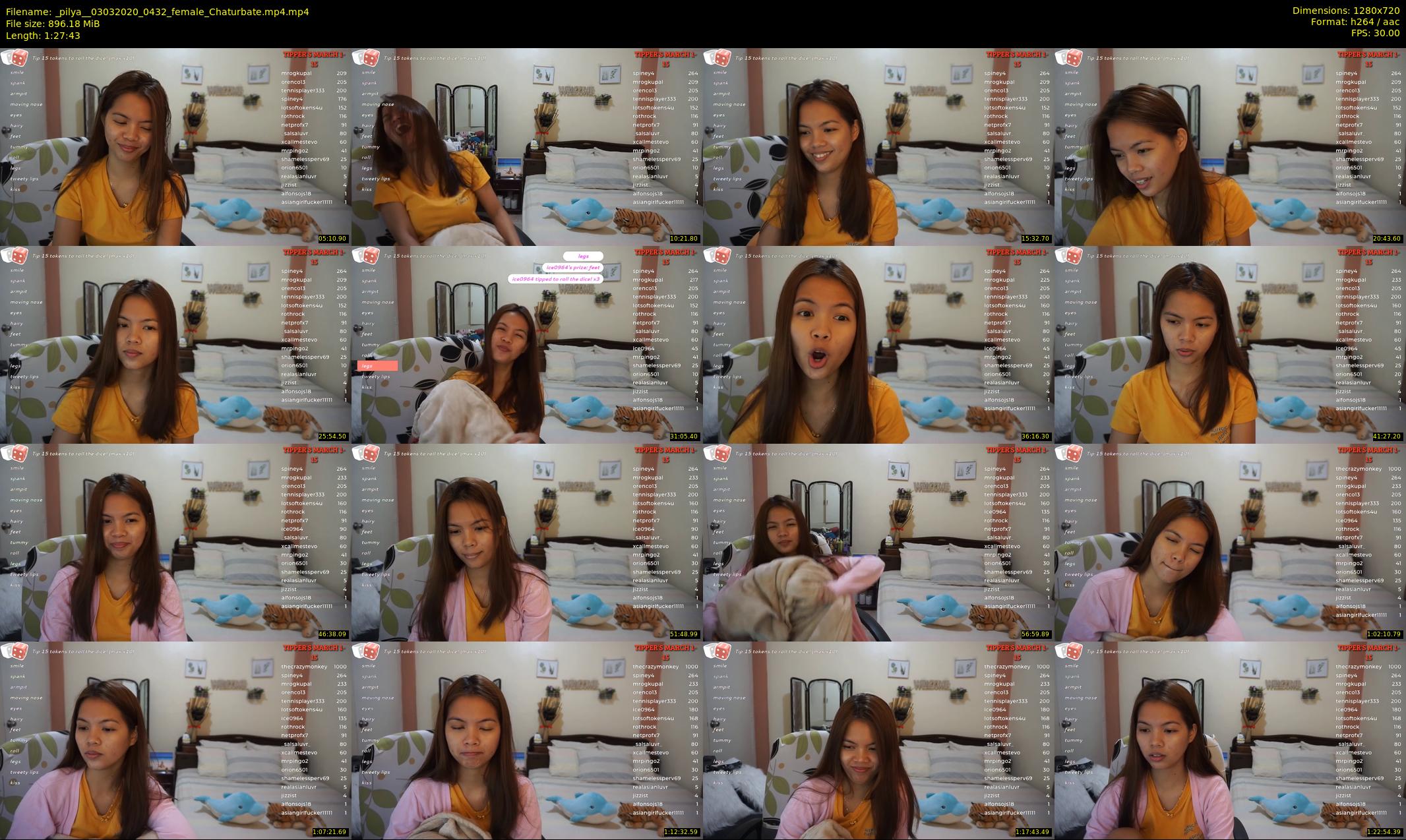 _pilya_ — 88 minute Chaturbate female cam show recording, 720p, Mar 3, 2020
