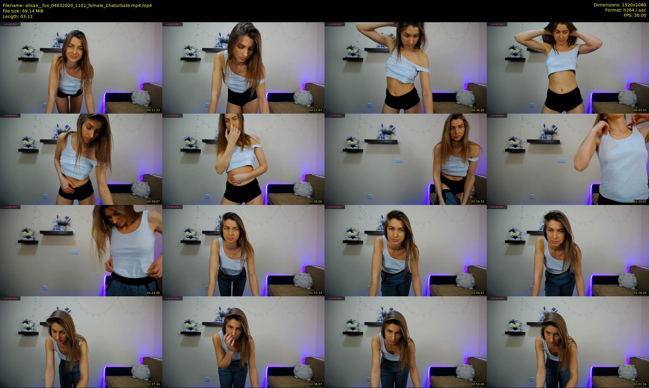alisaa__fox — 4 minute Chaturbate female cam show recording, 1080p, Mar 4, 2020