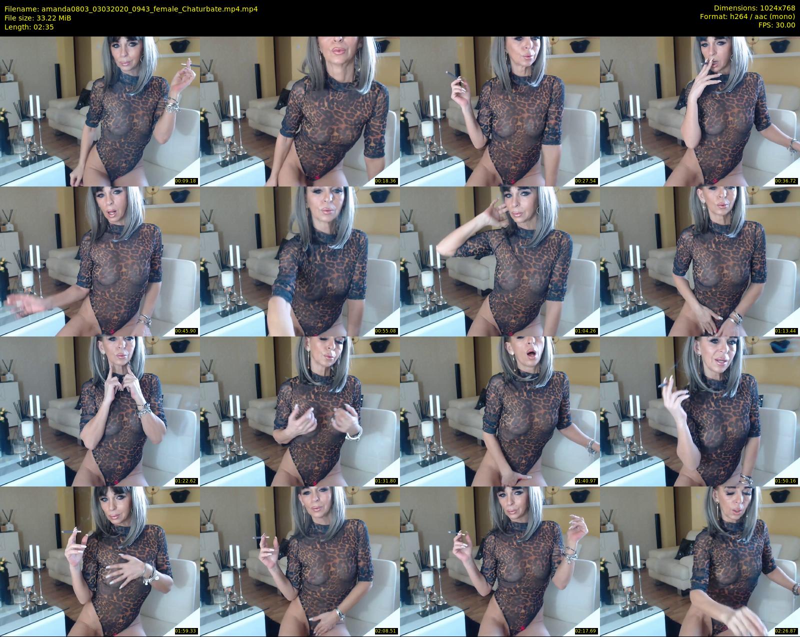amanda0803 — 3 minute Chaturbate female cam show recording, 720p, Mar 3, 2020