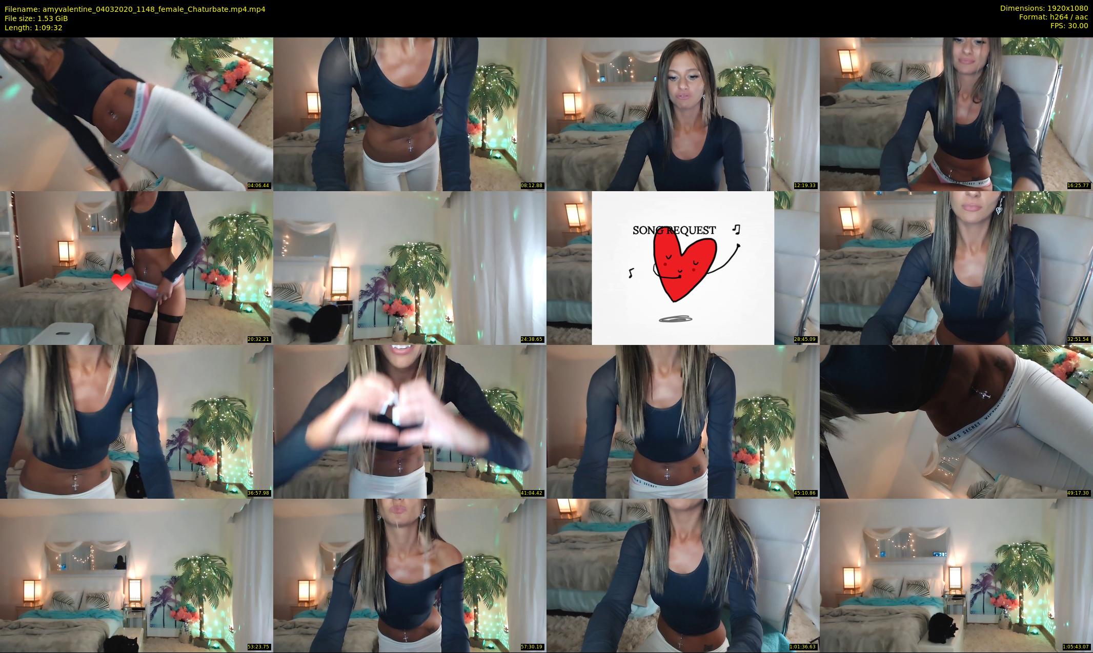 amyvalentine — 70 minute Chaturbate female cam show recording, 1080p, Mar 4, 2020