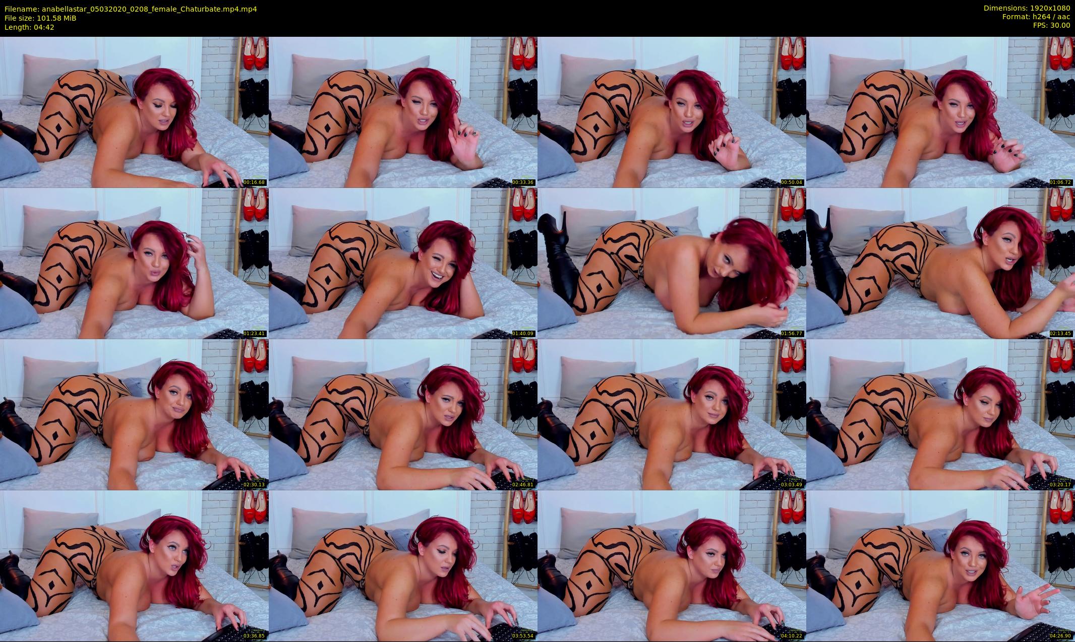 anabellastar — 5 minute Chaturbate female cam show recording, 1080p, Mar 5, 2020