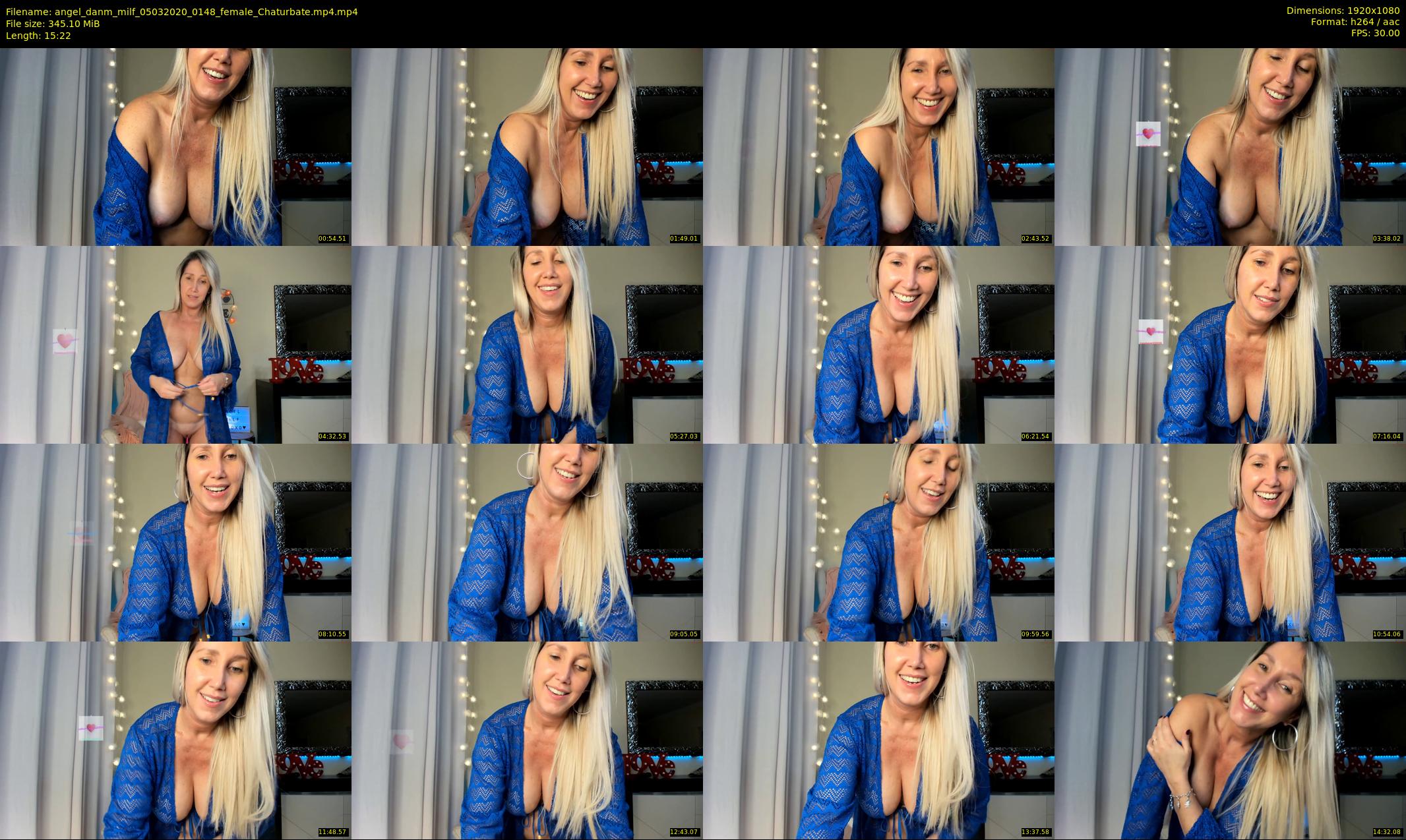 angel_danm_milf — 16 minute Chaturbate female cam show recording, 1080p, Mar 5, 2020