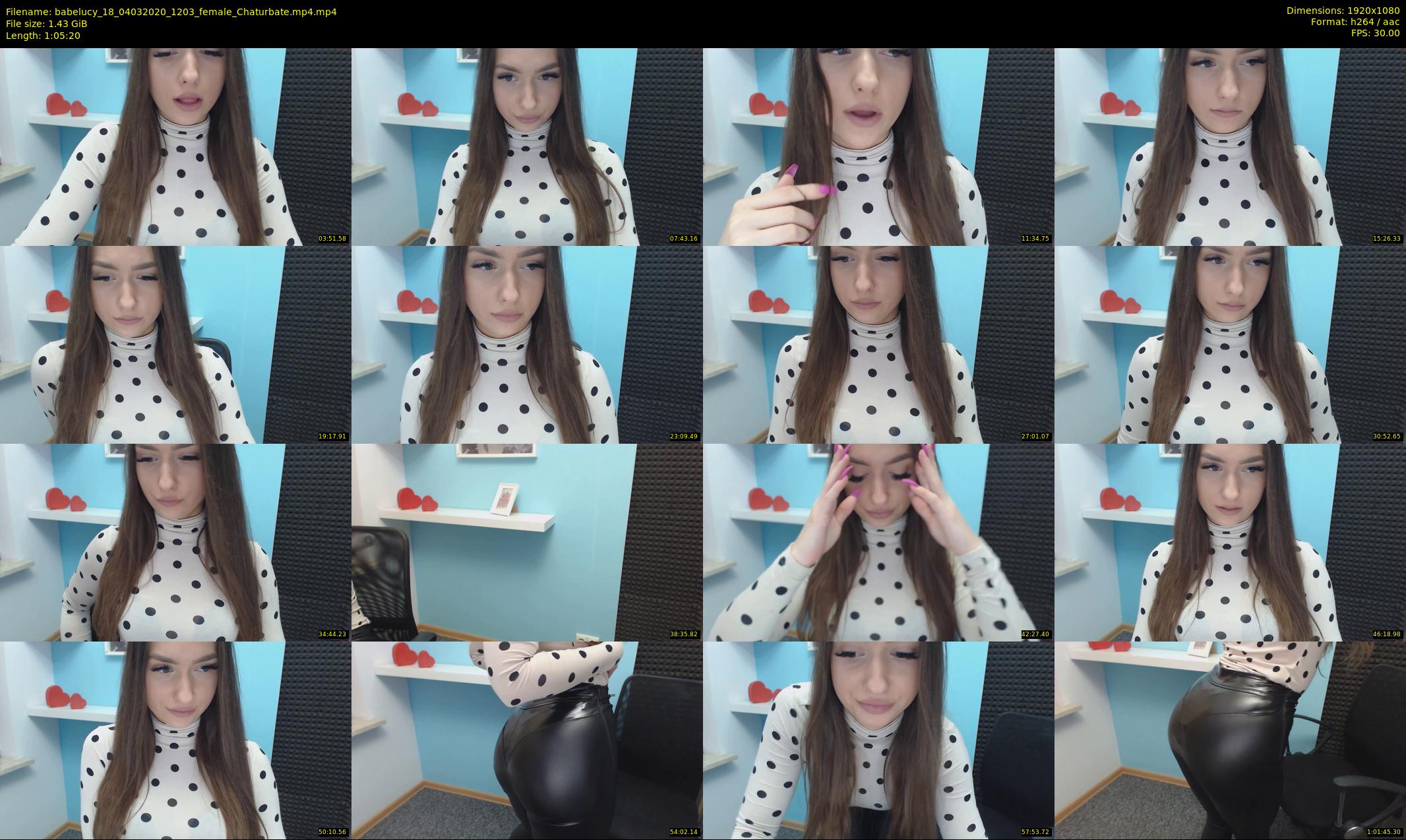 babelucy_18 — 66 minute Chaturbate female cam show recording, 1080p, Mar 4, 2020