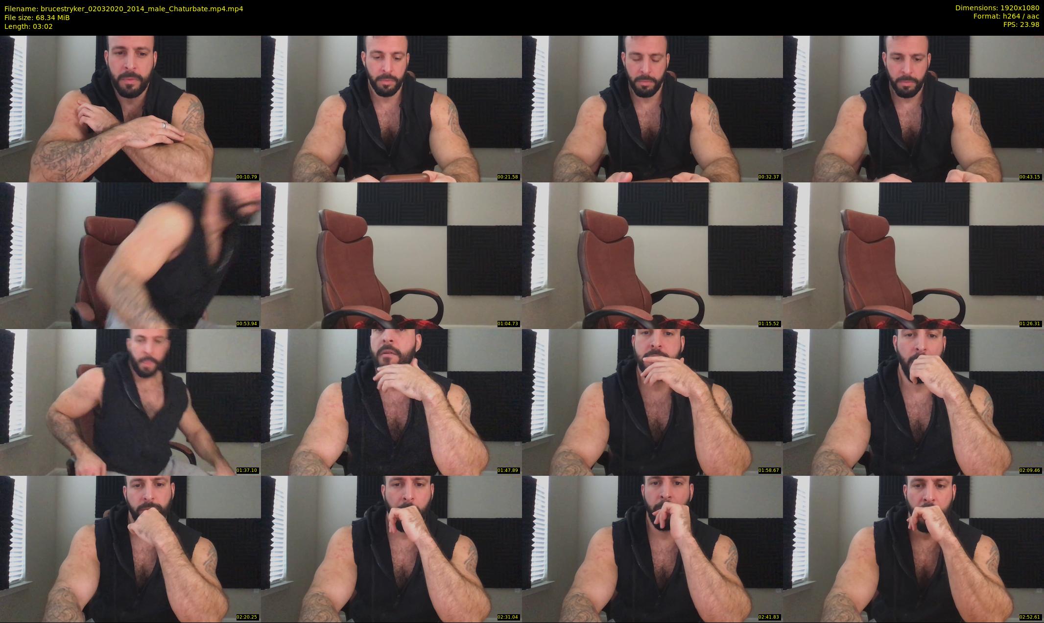 brucestryker — 4 minute Chaturbate male cam show recording, 1080p, Mar 2, 2020
