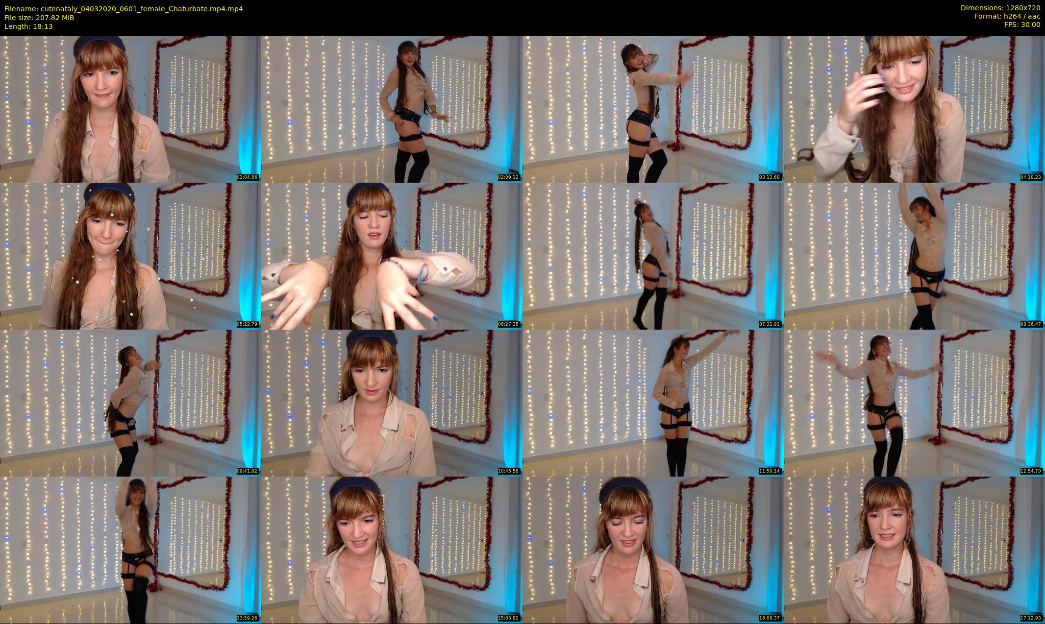 cutenataly — 19 minute Chaturbate female cam show recording, 720p, Mar 4, 2020