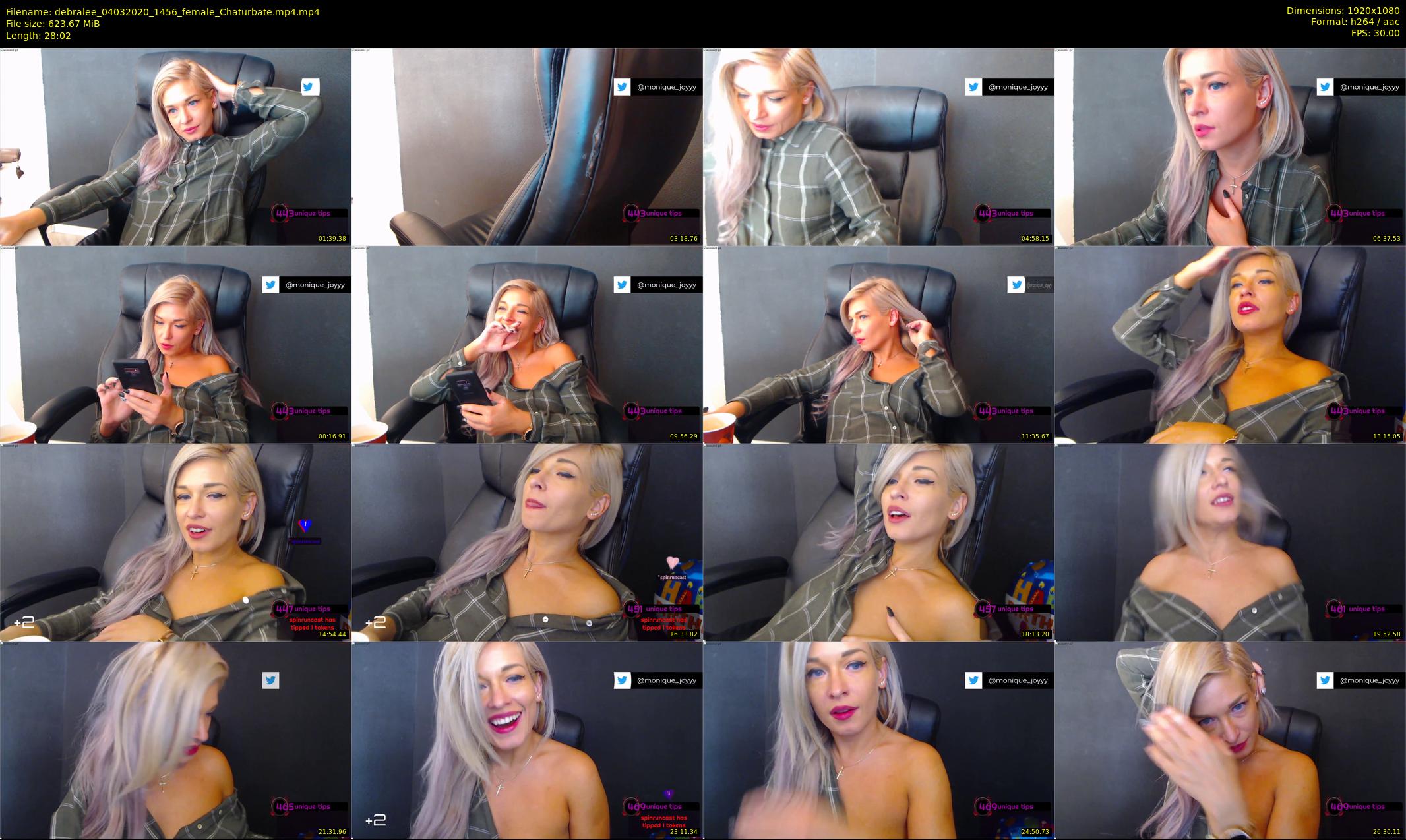 debralee — 29 minute Chaturbate female cam show recording, 1080p, Mar 4, 2020