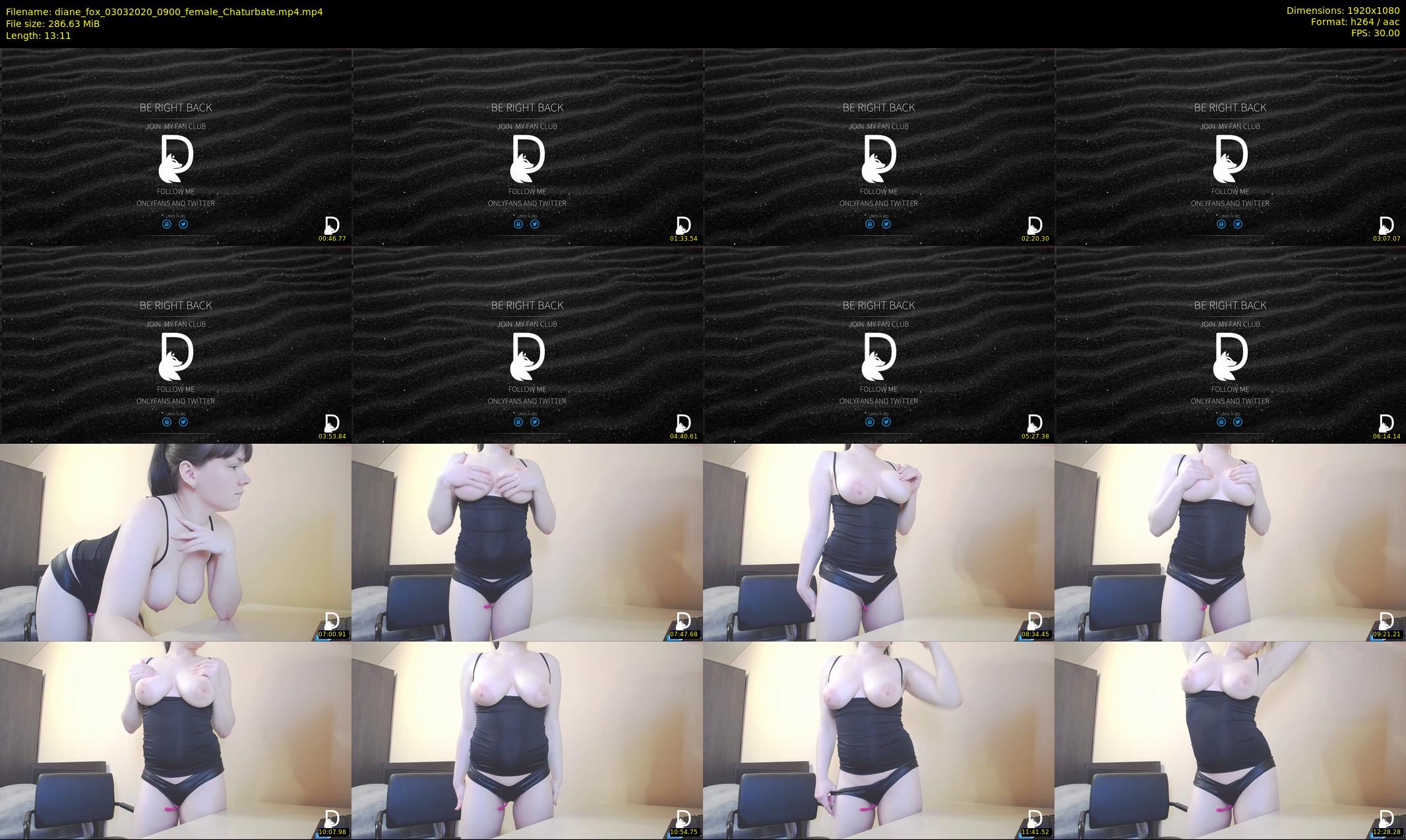 diane_fox — 14 minute Chaturbate female cam show recording, 1080p, Mar 3, 2020