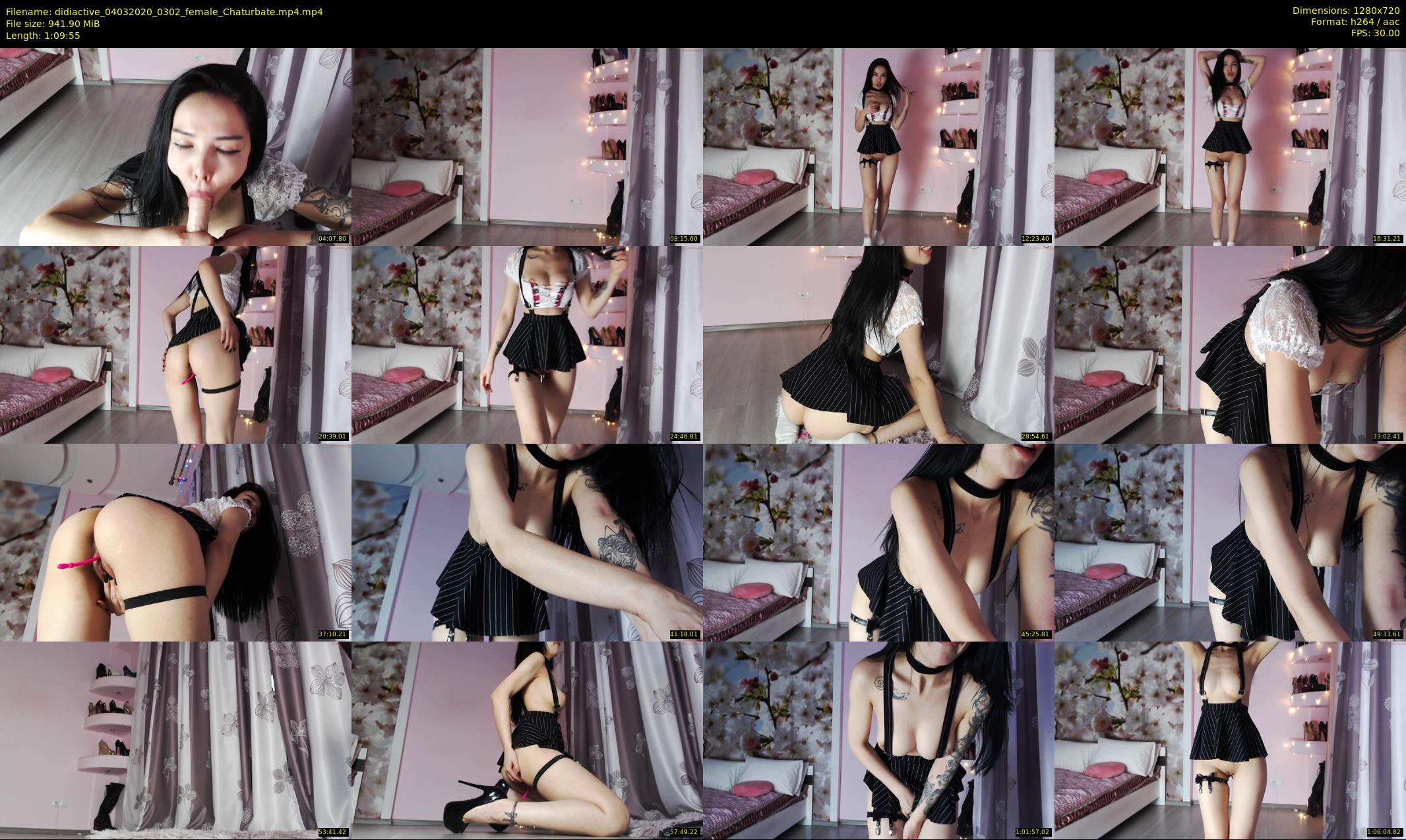 didiactive — 70 minute Chaturbate female cam show recording, 720p, Mar 4, 2020