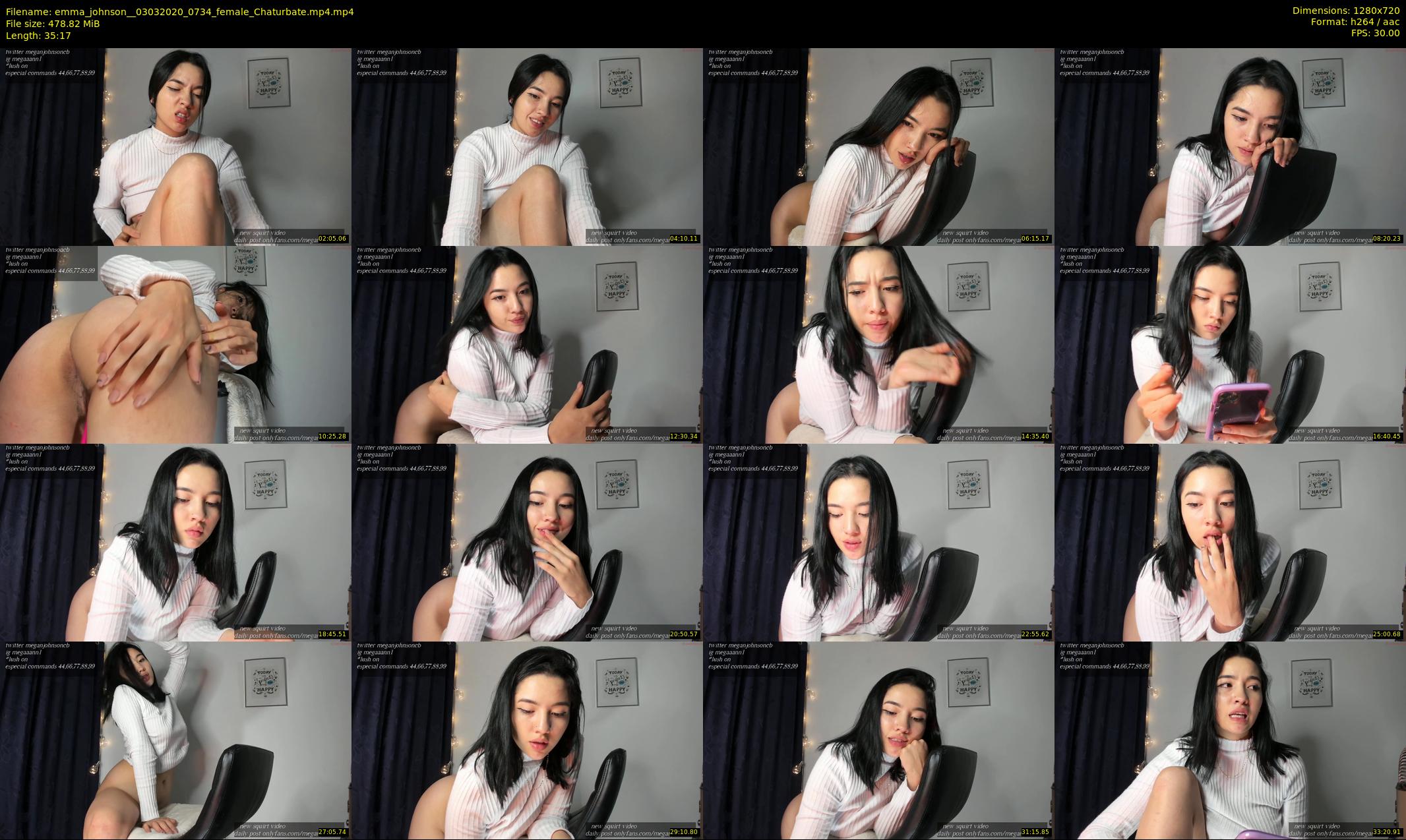 emma_johnson_ — 36 minute Chaturbate female cam show recording, 720p, Mar 3, 2020