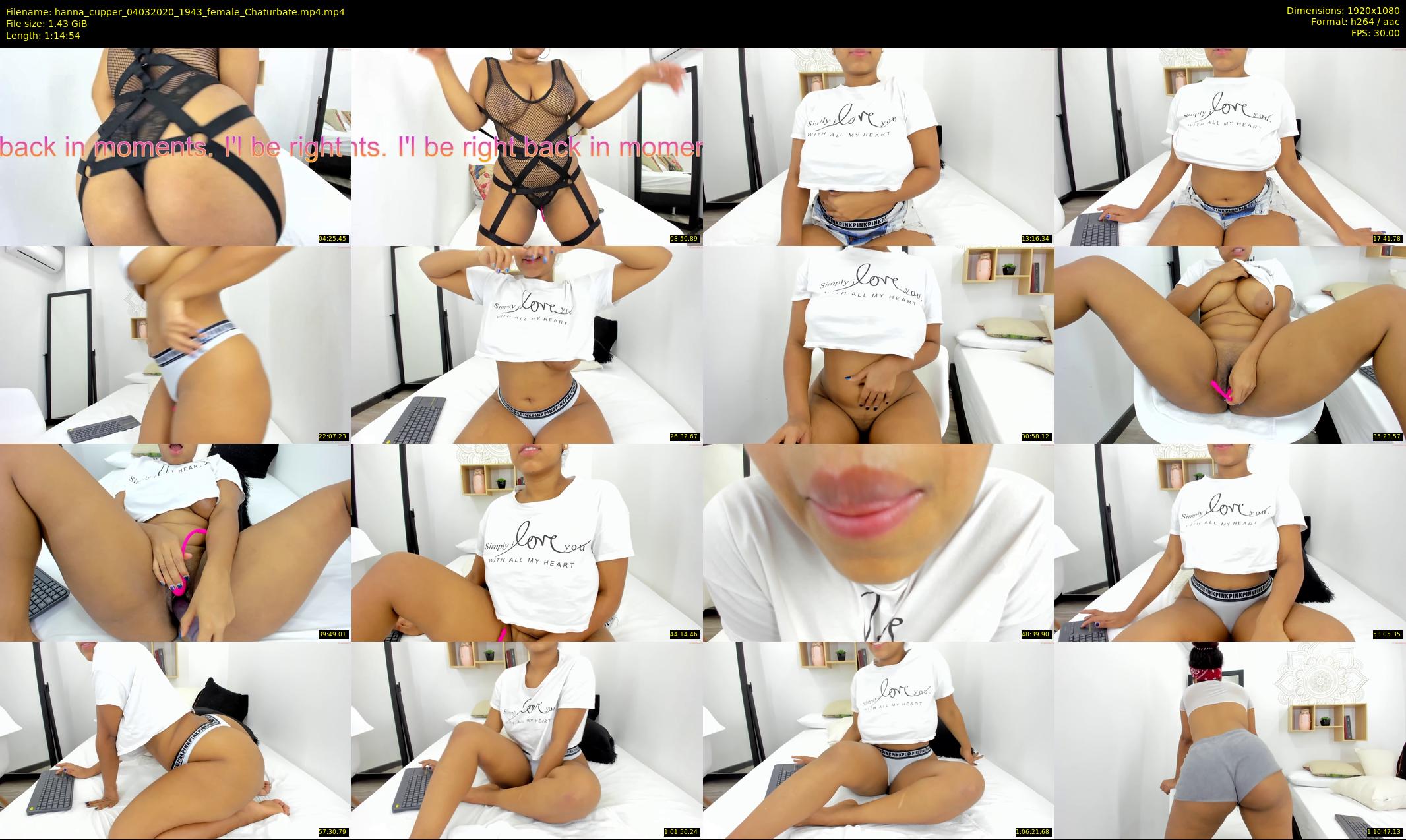 hanna_cupper — 75 minute Chaturbate female cam show recording, 1080p, Mar 4, 2020