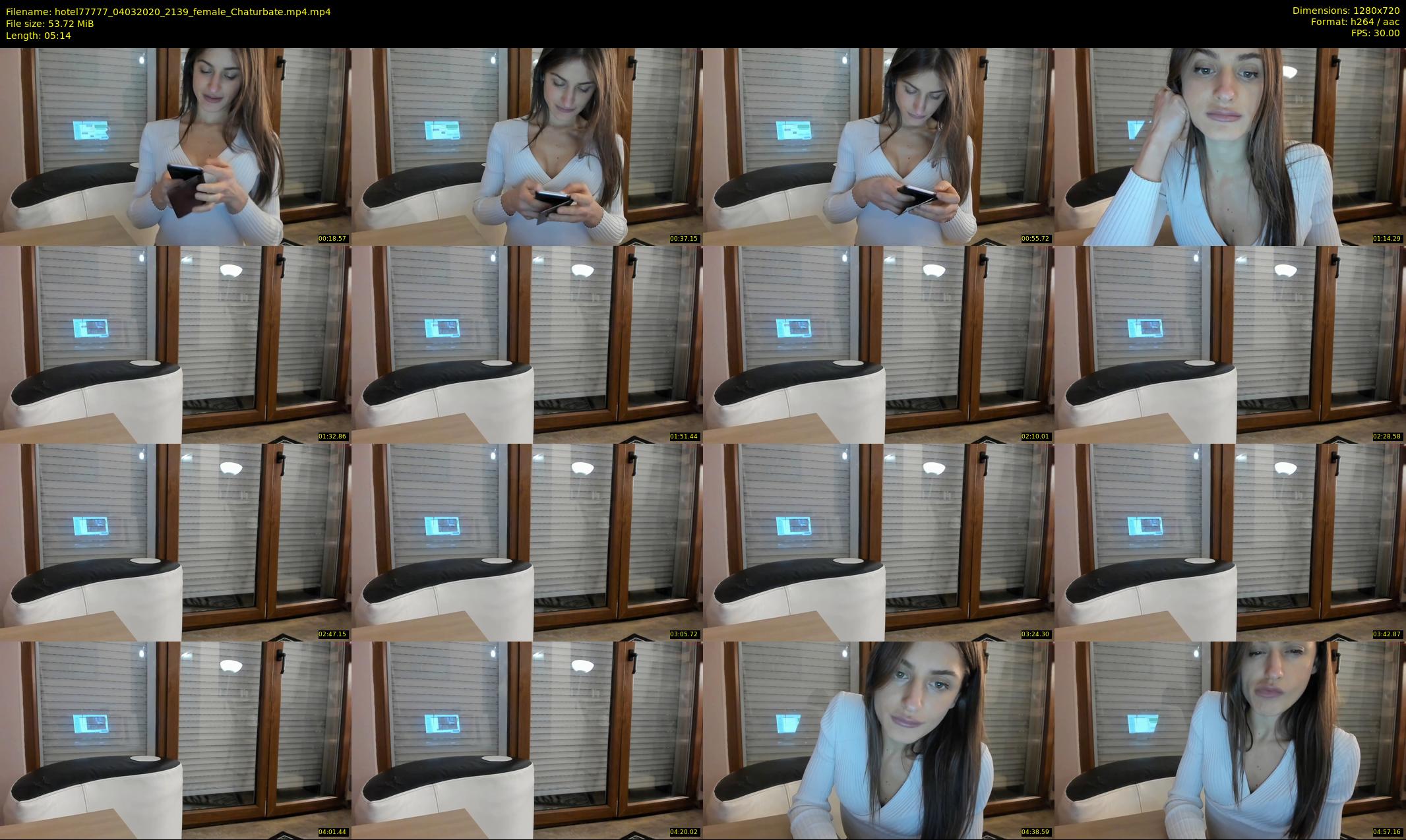 hotel77777 — 6 minute Chaturbate female cam show recording, 720p, Mar 4, 2020