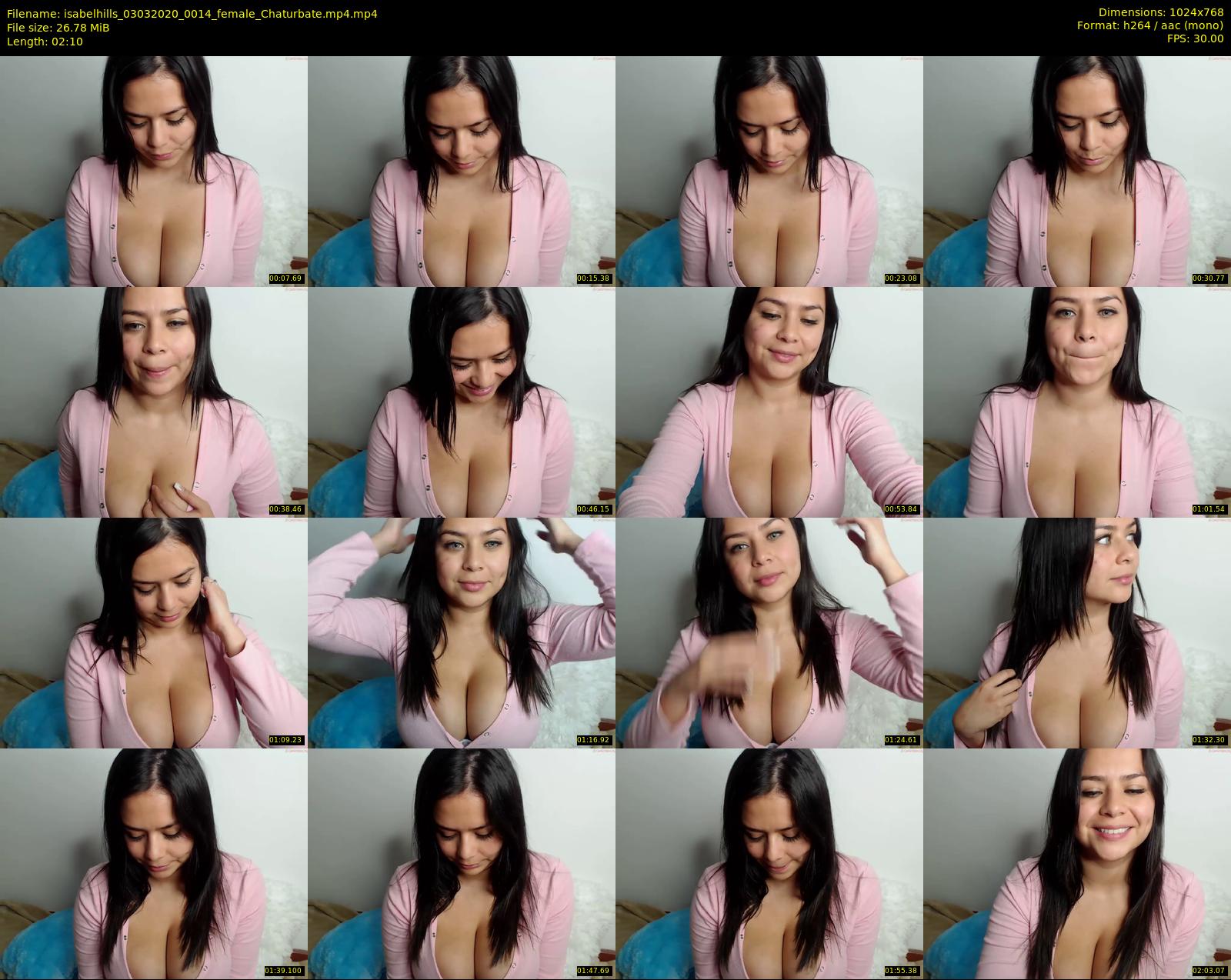 isabelhills — 3 minute Chaturbate female cam show recording, 720p, Mar 3, 2020