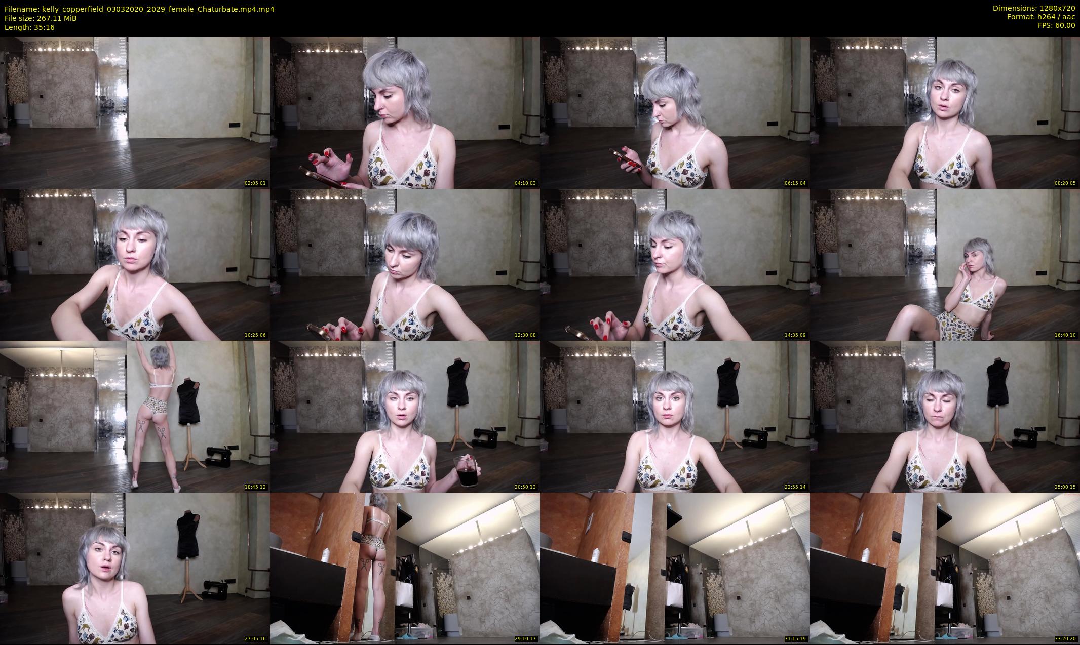 kelly_copperfield — 36 minute Chaturbate female cam show recording, 720p, Mar 3, 2020
