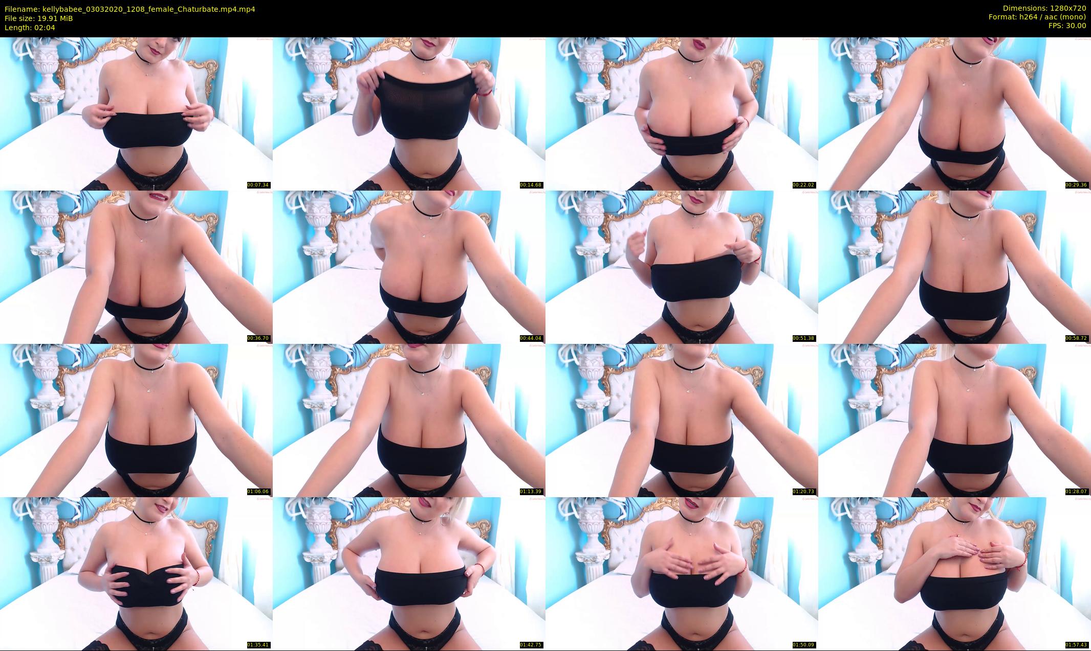 kellybabee — 3 minute Chaturbate female cam show recording, 720p, Mar 3, 2020