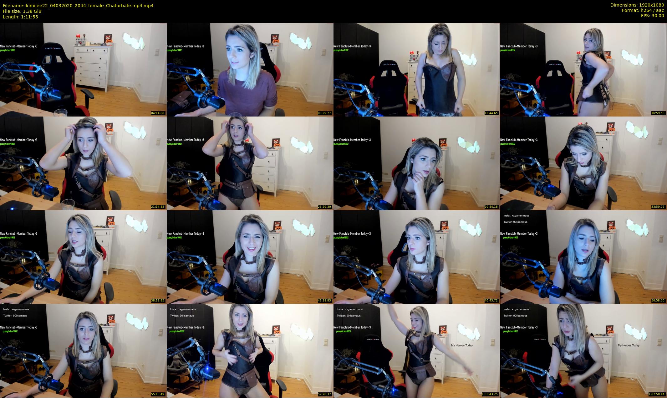 kimilee22 — 72 minute Chaturbate female cam show recording, 1080p, Mar 4, 2020
