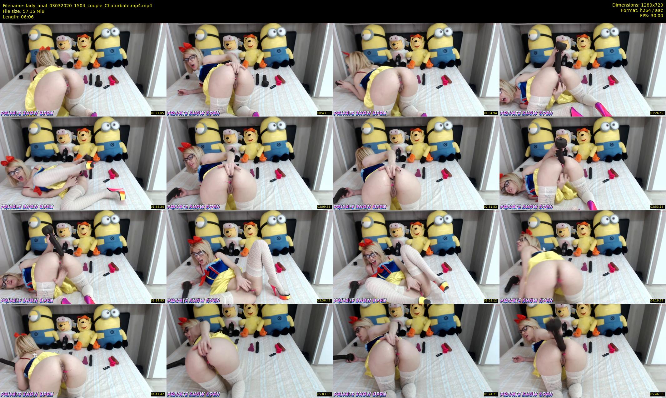 lady_anal — 7 minute Chaturbate female cam show recording, 720p, Mar 3, 2020