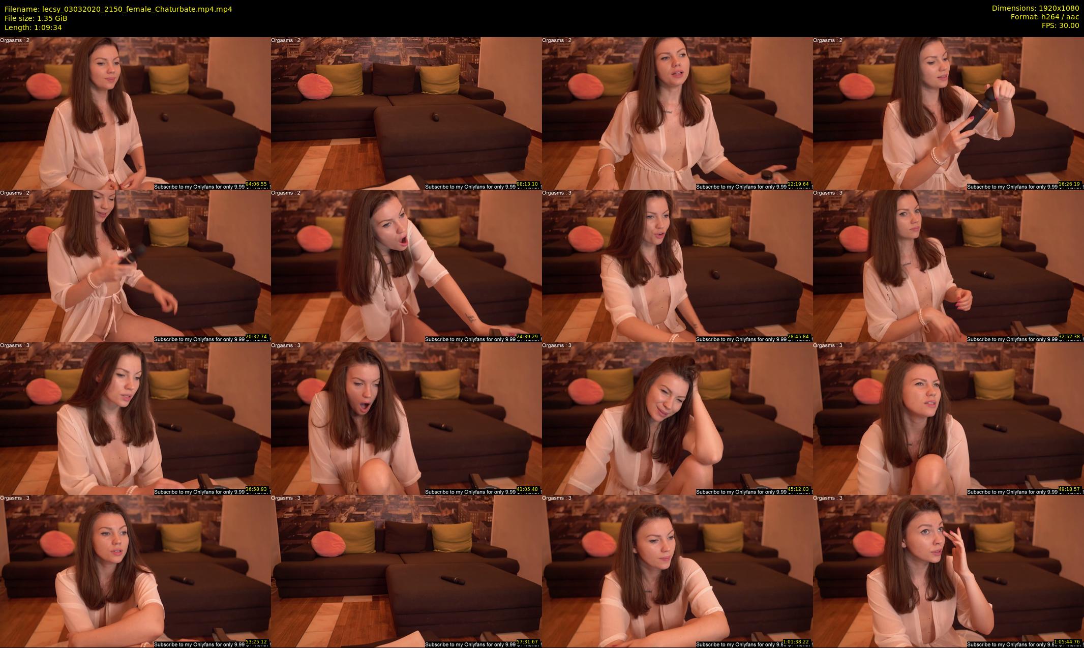 lecsy — 70 minute Chaturbate female cam show recording, 1080p, Mar 3, 2020