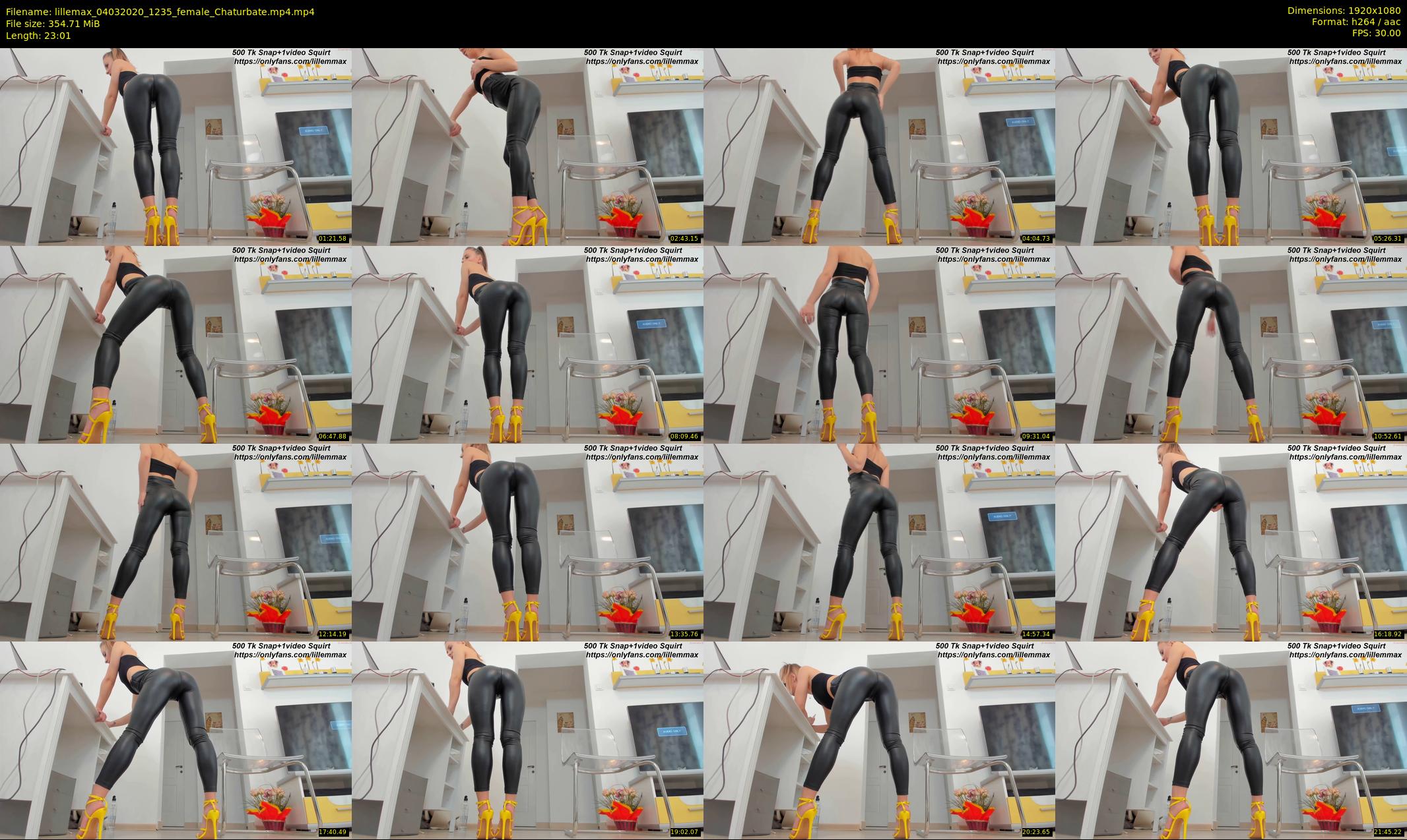 lillemax — 24 minute Chaturbate female cam show recording, 1080p, Mar 4, 2020