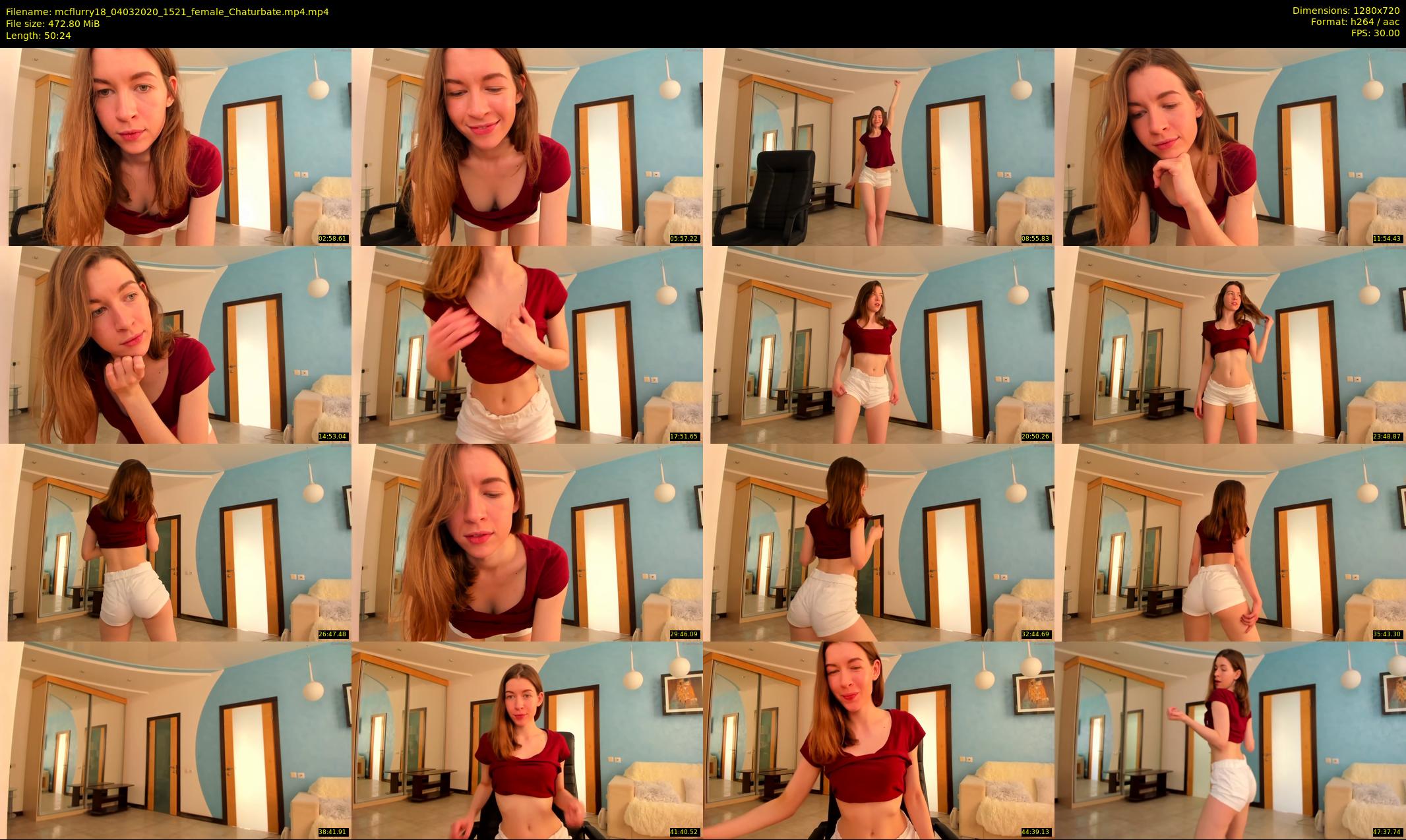 mcflurry18 — 51 minute Chaturbate female cam show recording, 720p, Mar 4, 2020