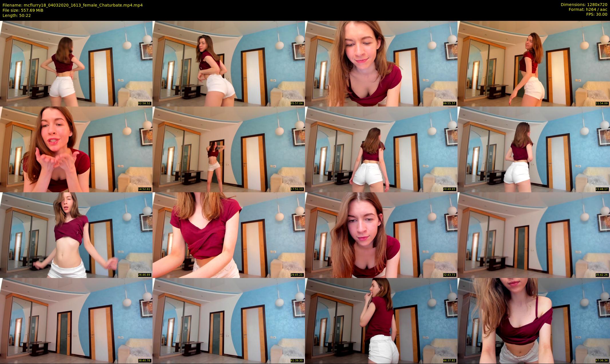 mcflurry18 — 51 minute Chaturbate female cam show recording, 720p, Mar 4, 2020