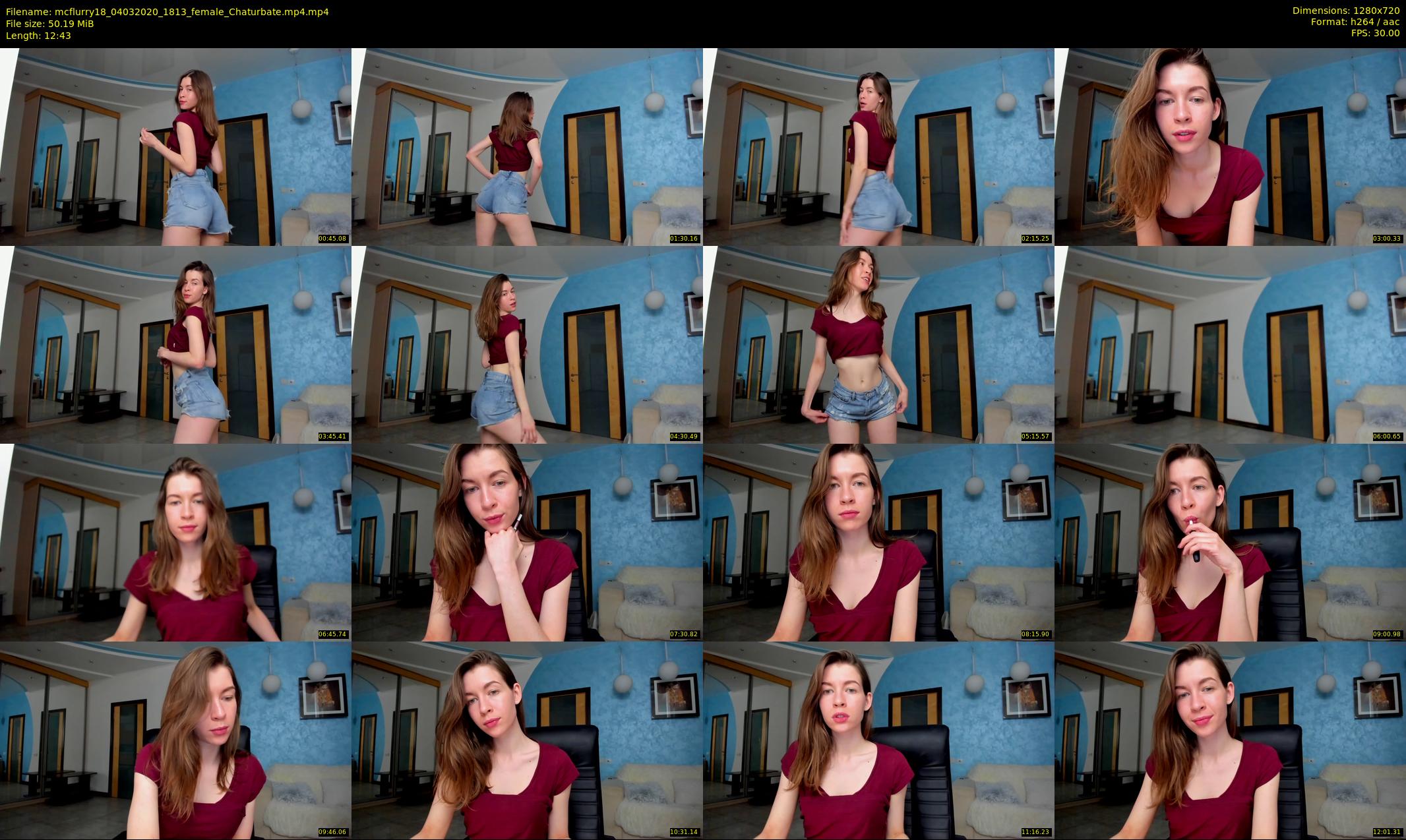 mcflurry18 — 13 minute Chaturbate female cam show recording, 720p, Mar 4, 2020