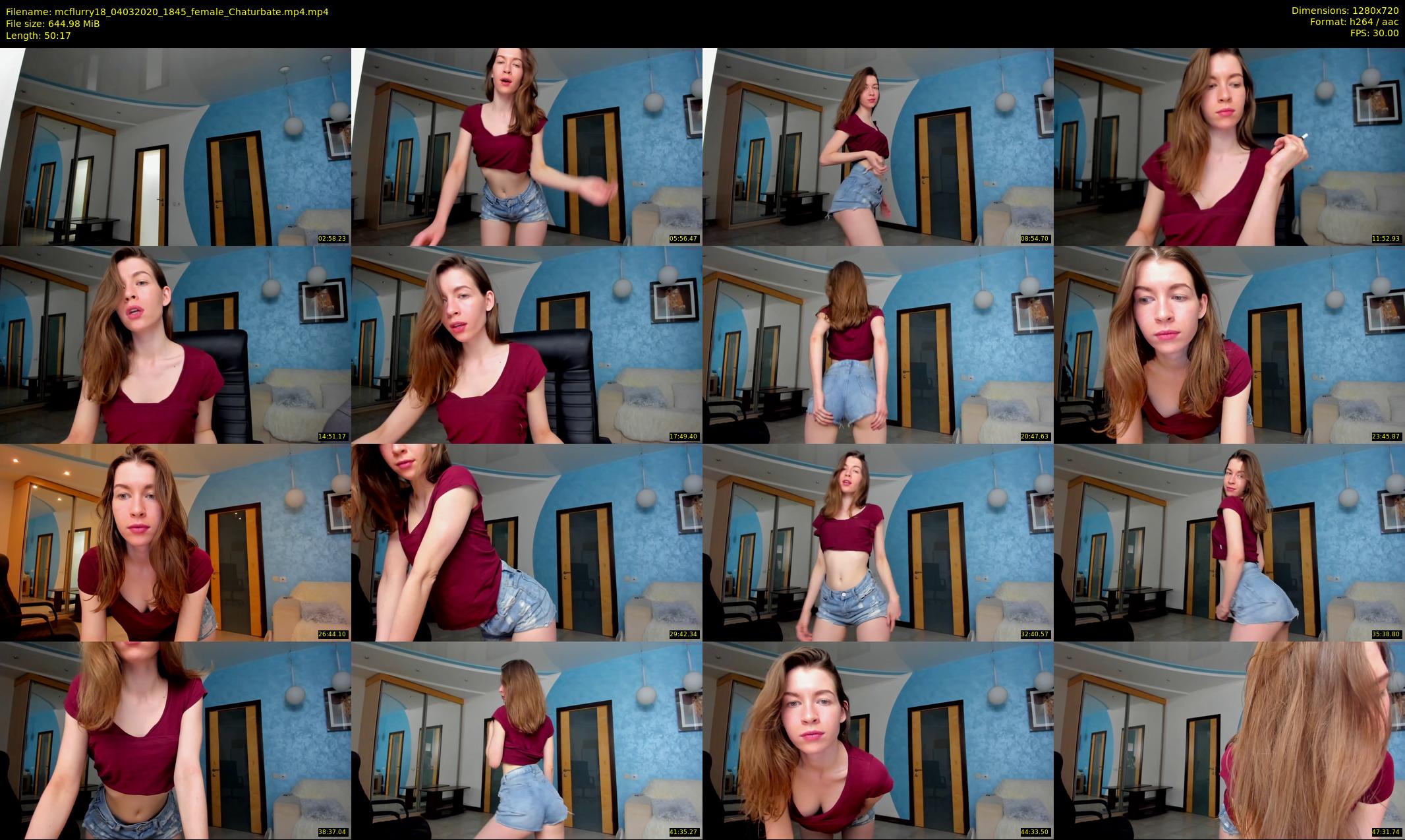 mcflurry18 — 51 minute Chaturbate female cam show recording, 720p, Mar 4, 2020