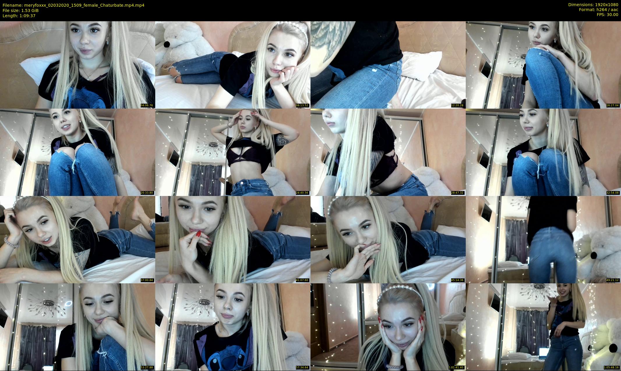 meryfoxxx — 70 minute Chaturbate female cam show recording, 1080p, Mar 2, 2020