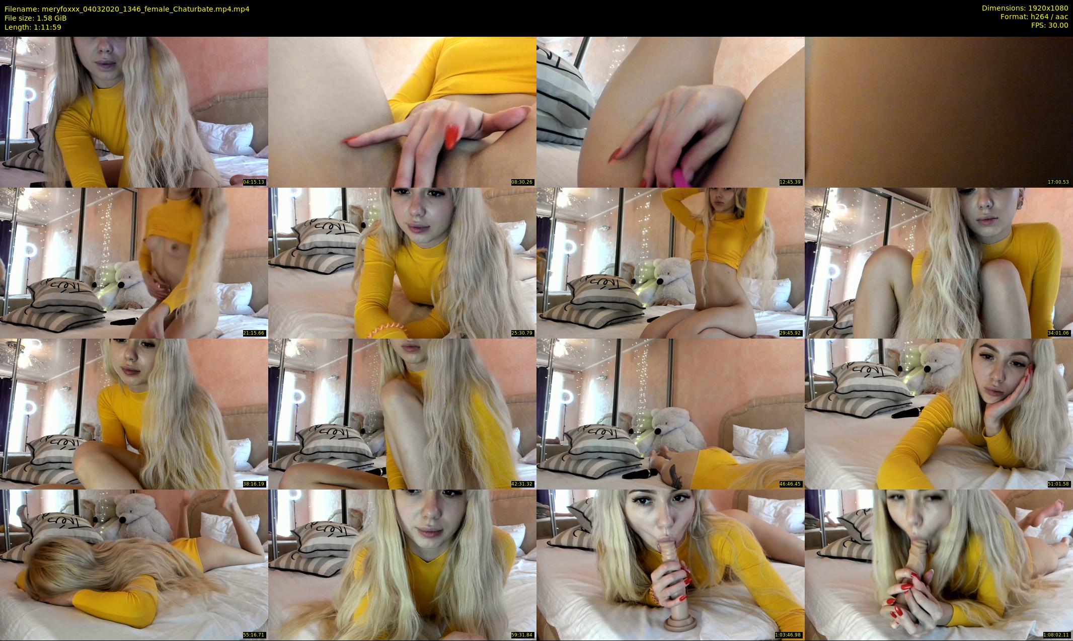 meryfoxxx — 72 minute Chaturbate female cam show recording, 1080p, Mar 4, 2020