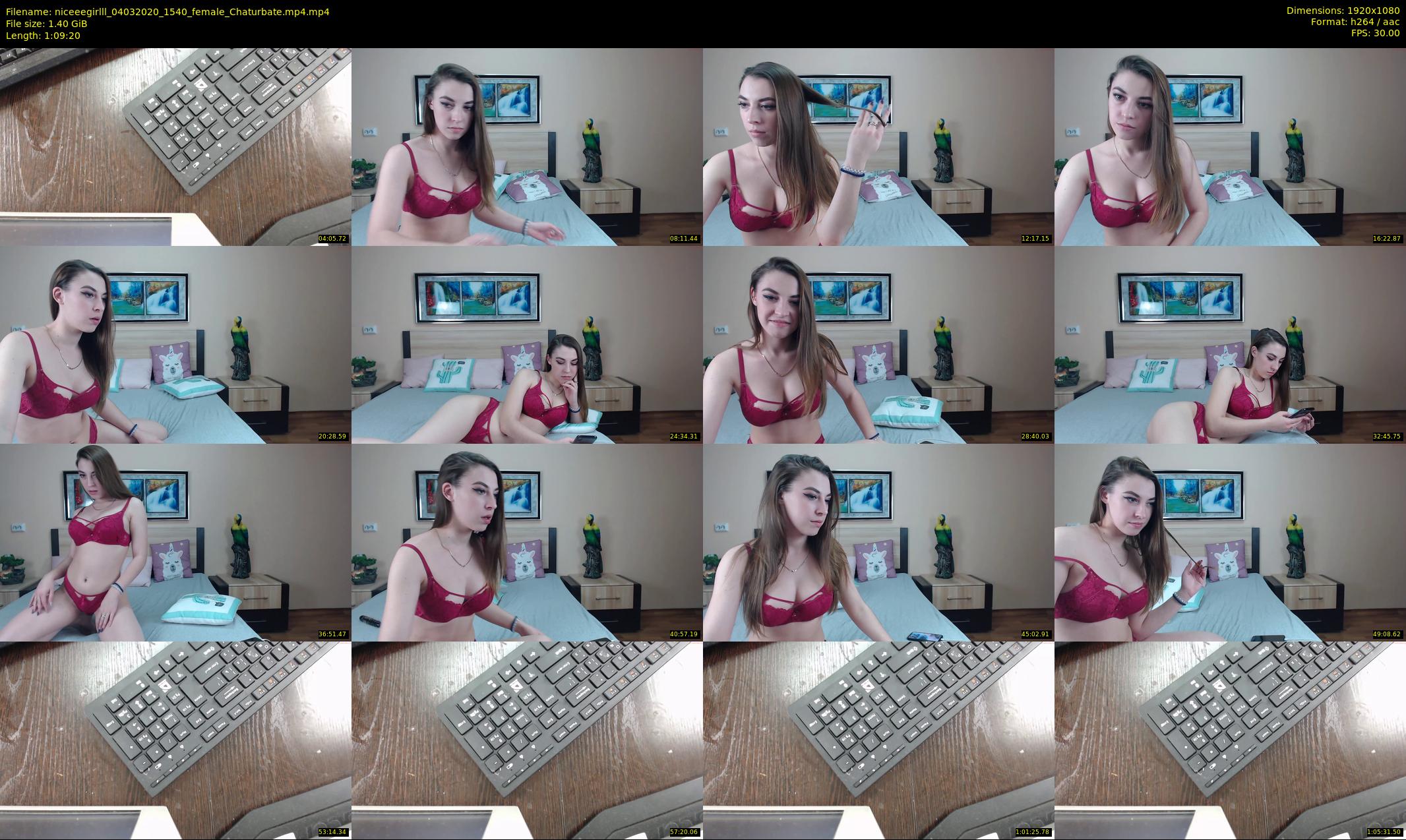 niceeegirlll — 70 minute Chaturbate couple cam show recording, 1080p, Mar 4, 2020