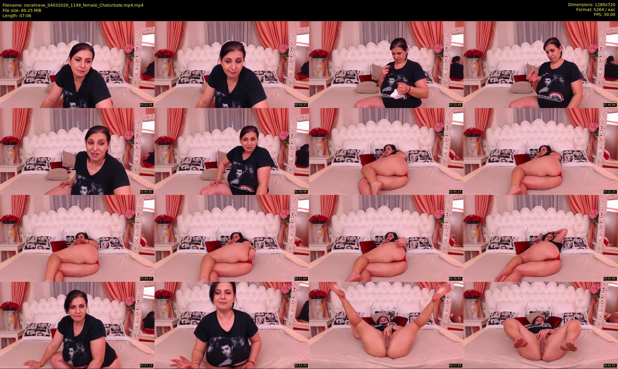 norahreve — 8 minute Chaturbate female cam show recording, 720p, Mar 4, 2020