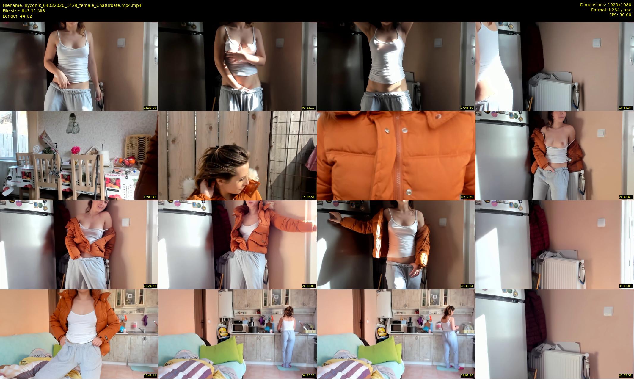 nyconik — 45 minute Chaturbate female cam show recording, 1080p, Mar 4, 2020