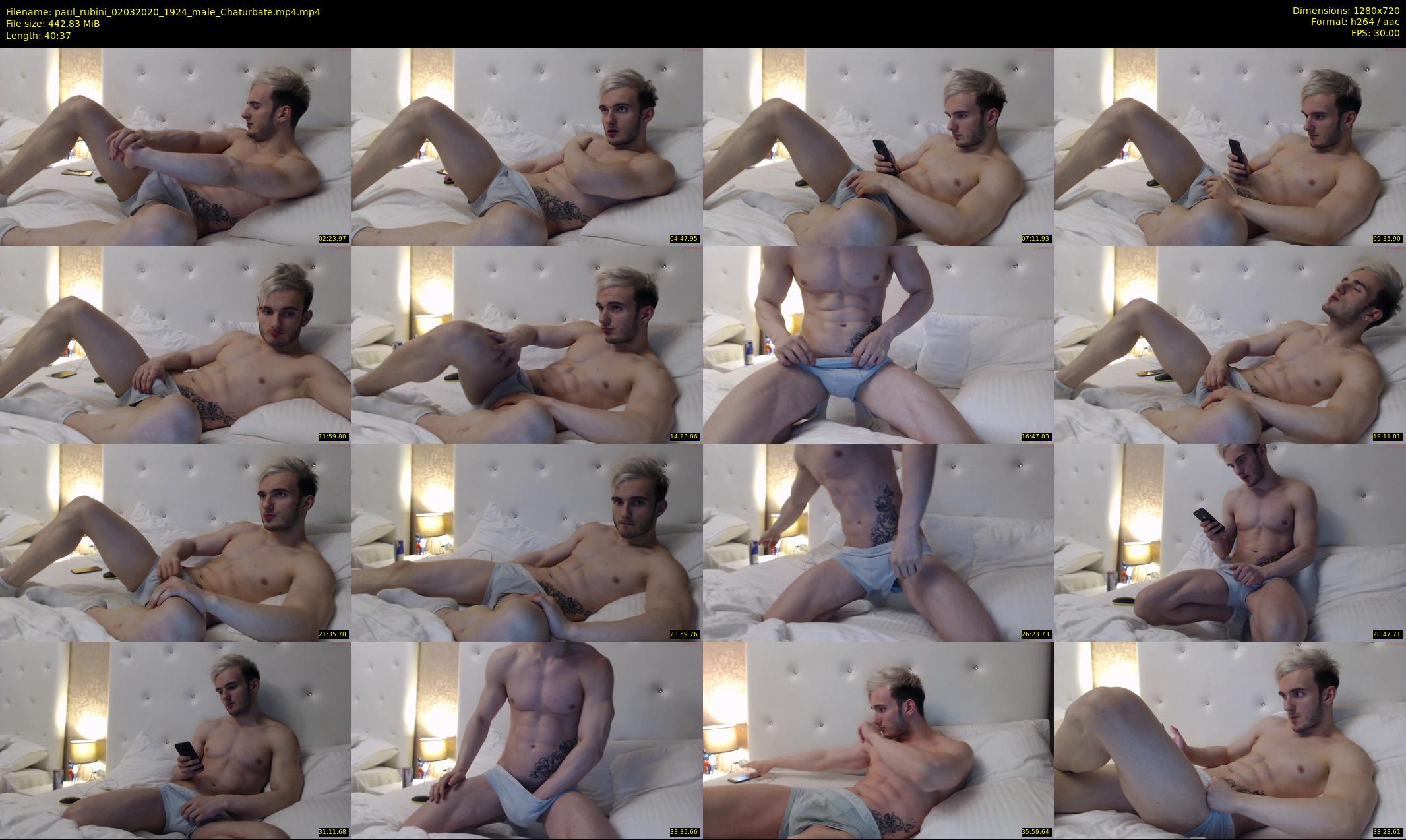 paul_rubini — 41 minute Chaturbate male cam show recording, 720p, Mar 2, 2020